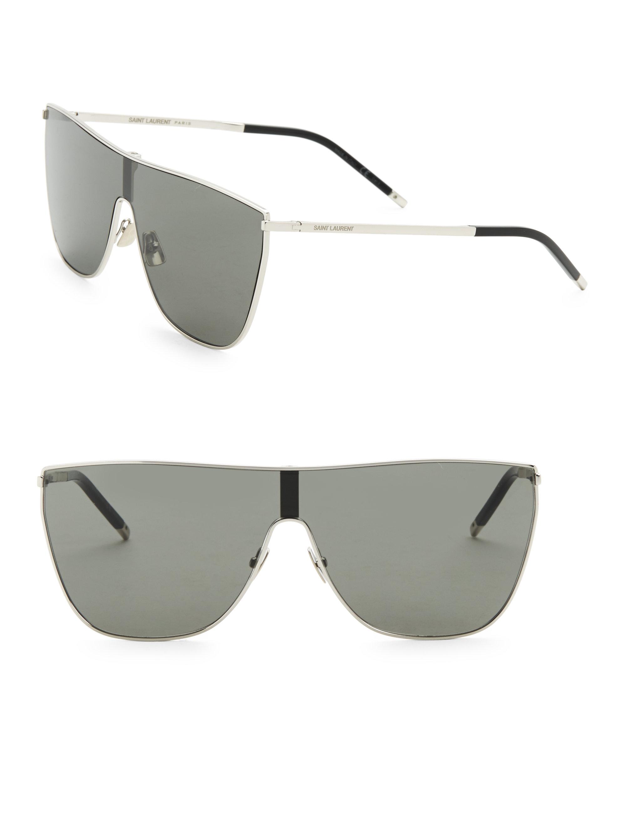 Saint Laurent Sl 1 Mask Women's Rectangle Sunglasses in ...