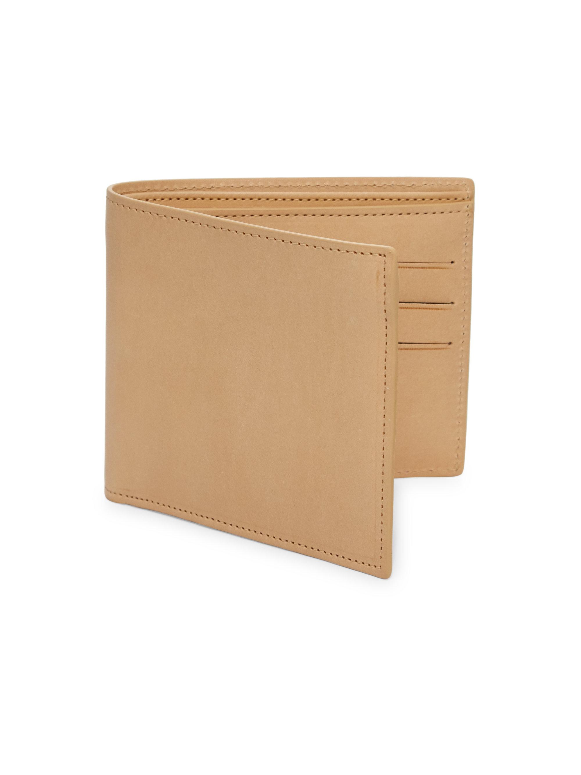Lyst - Maison Margiela Stitched Leather Bifold Wallet in Natural for Men