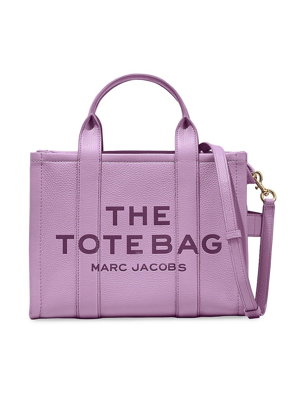 Marc Jacobs The Leather Medium Tote Bag in Purple Lyst