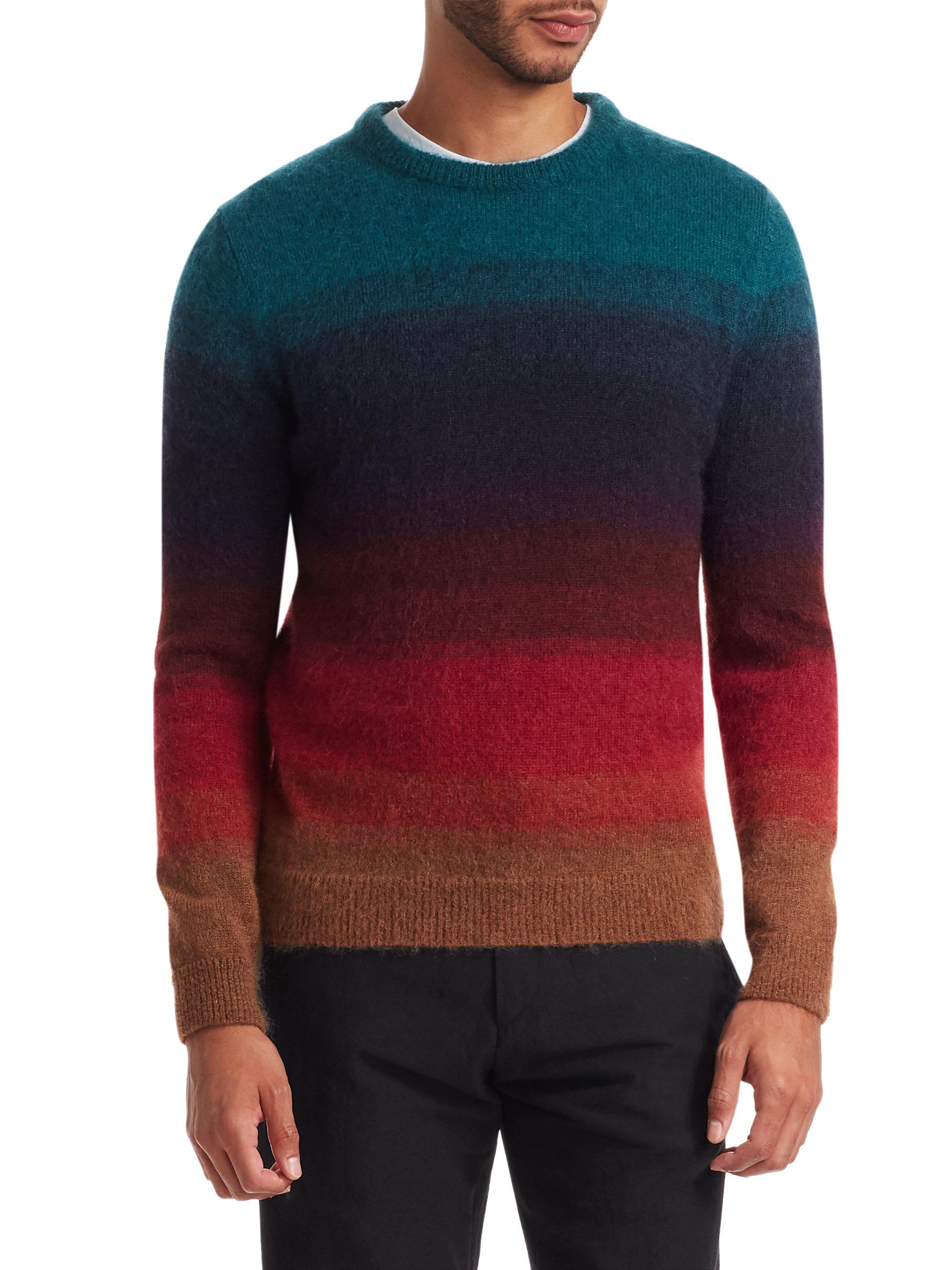 Paul Smith Synthetic Men's Striped Ombre Sweater for Men - Lyst