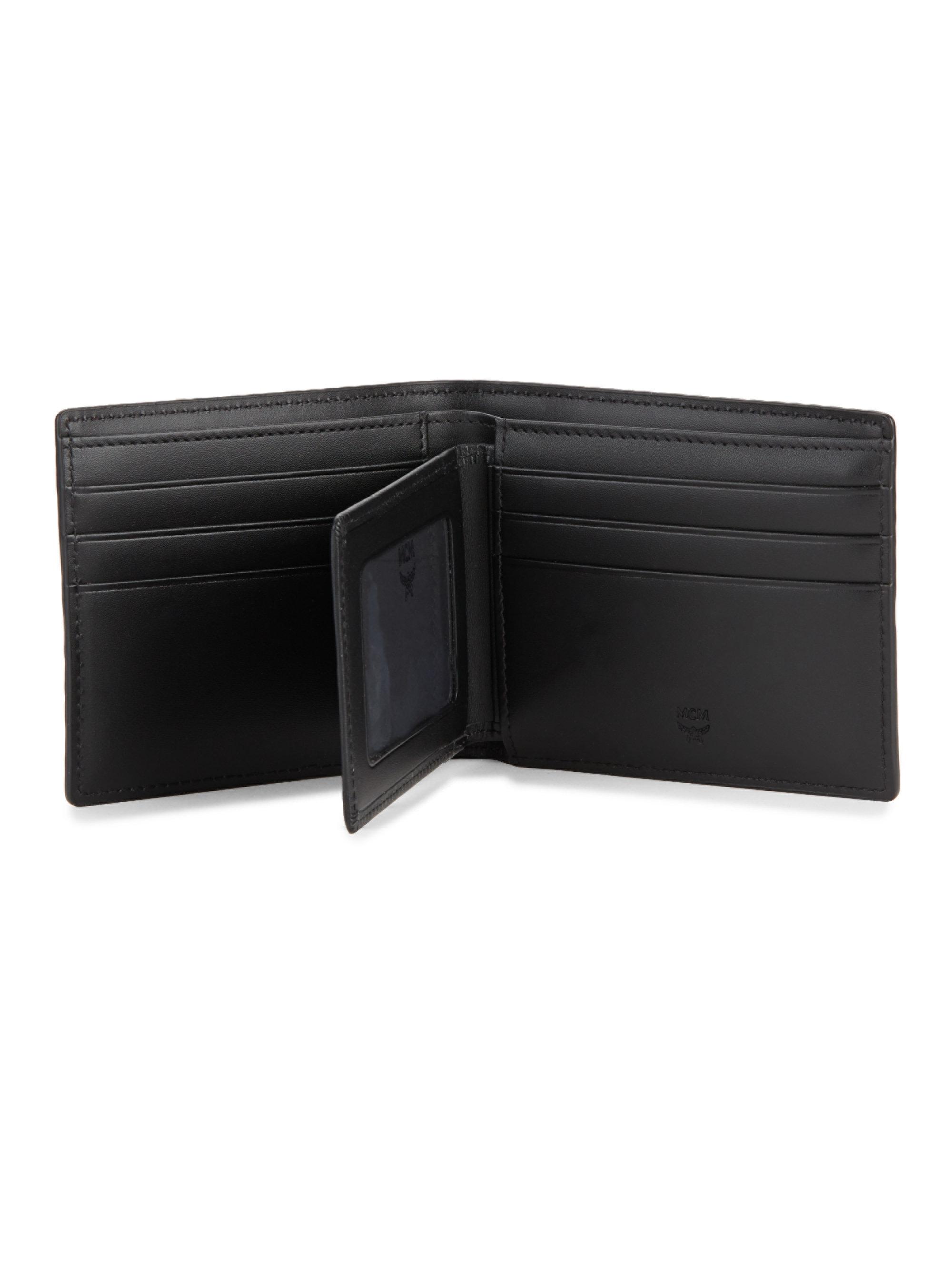 mcm claus small wallet