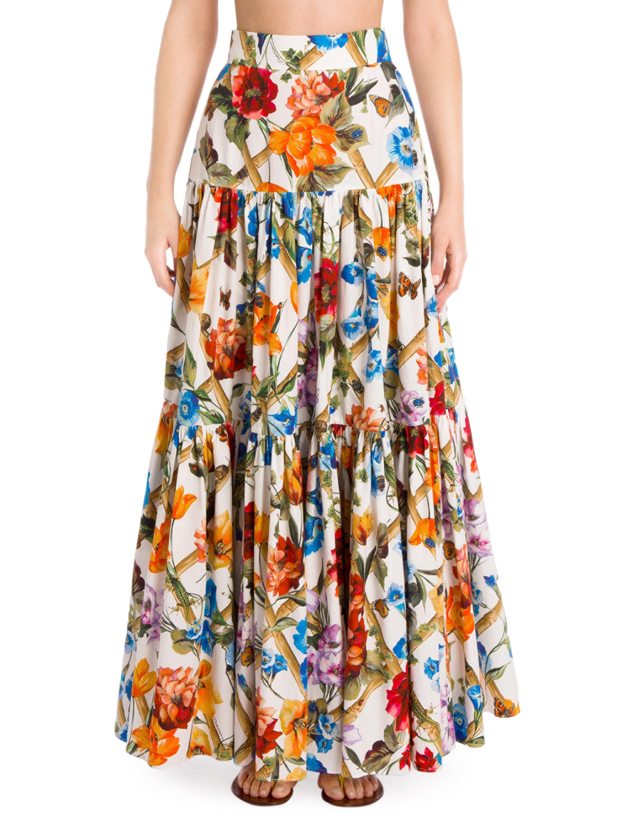dolce gabbana maxi skirt