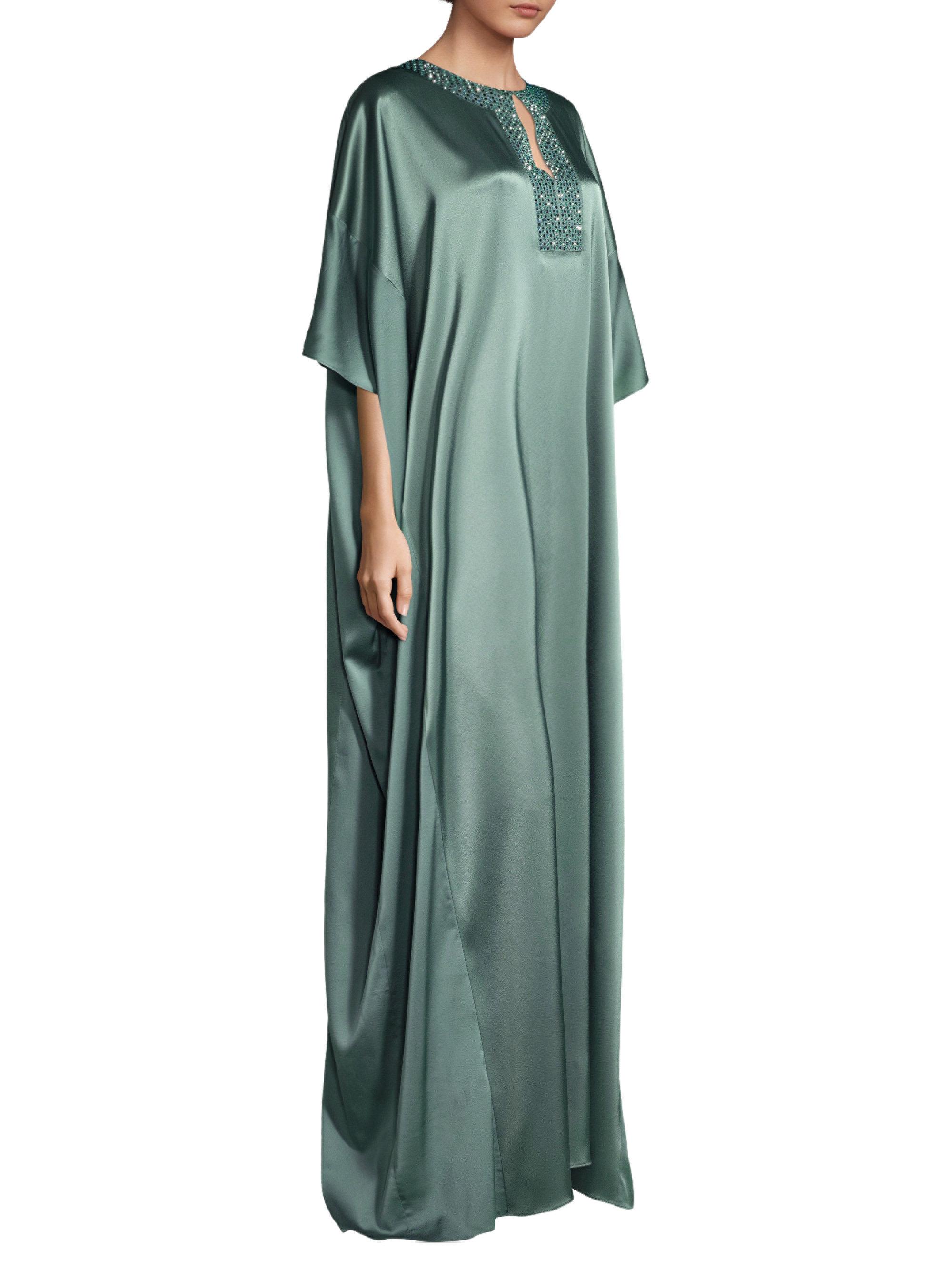 satin kaftan