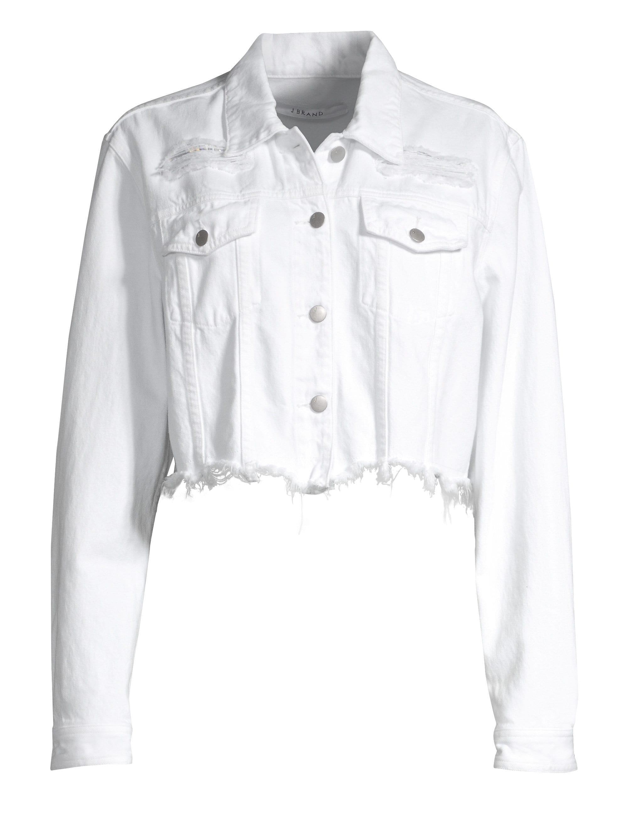 white jean jacket women