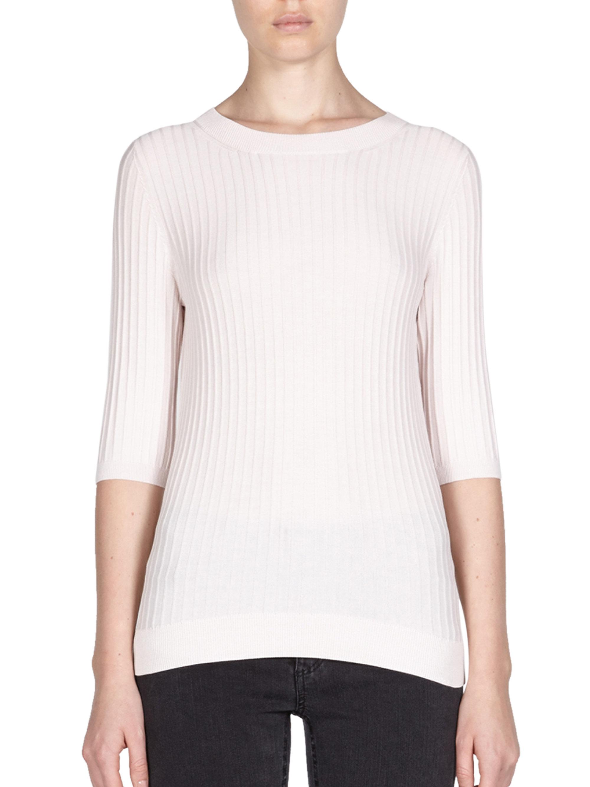 Acne Elbow Length Sleeve Top in Pink Lyst