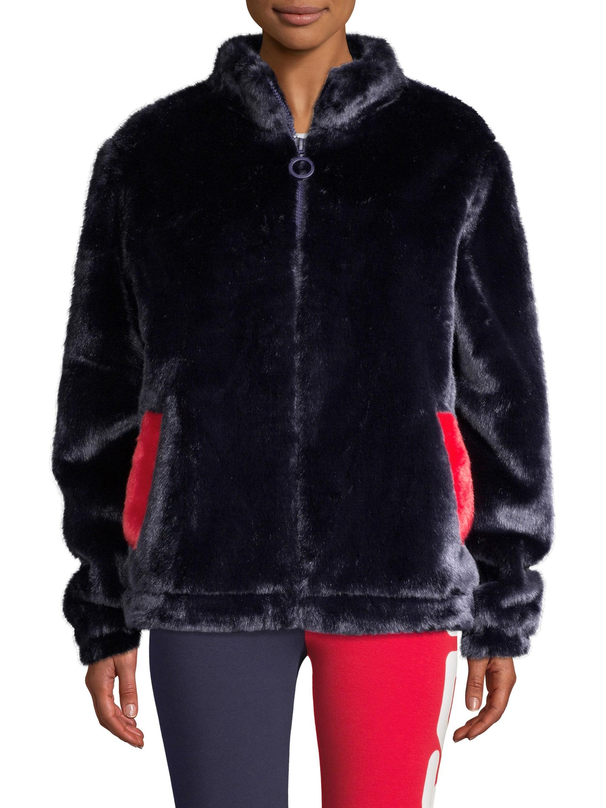 fila arianna faux fur jacket