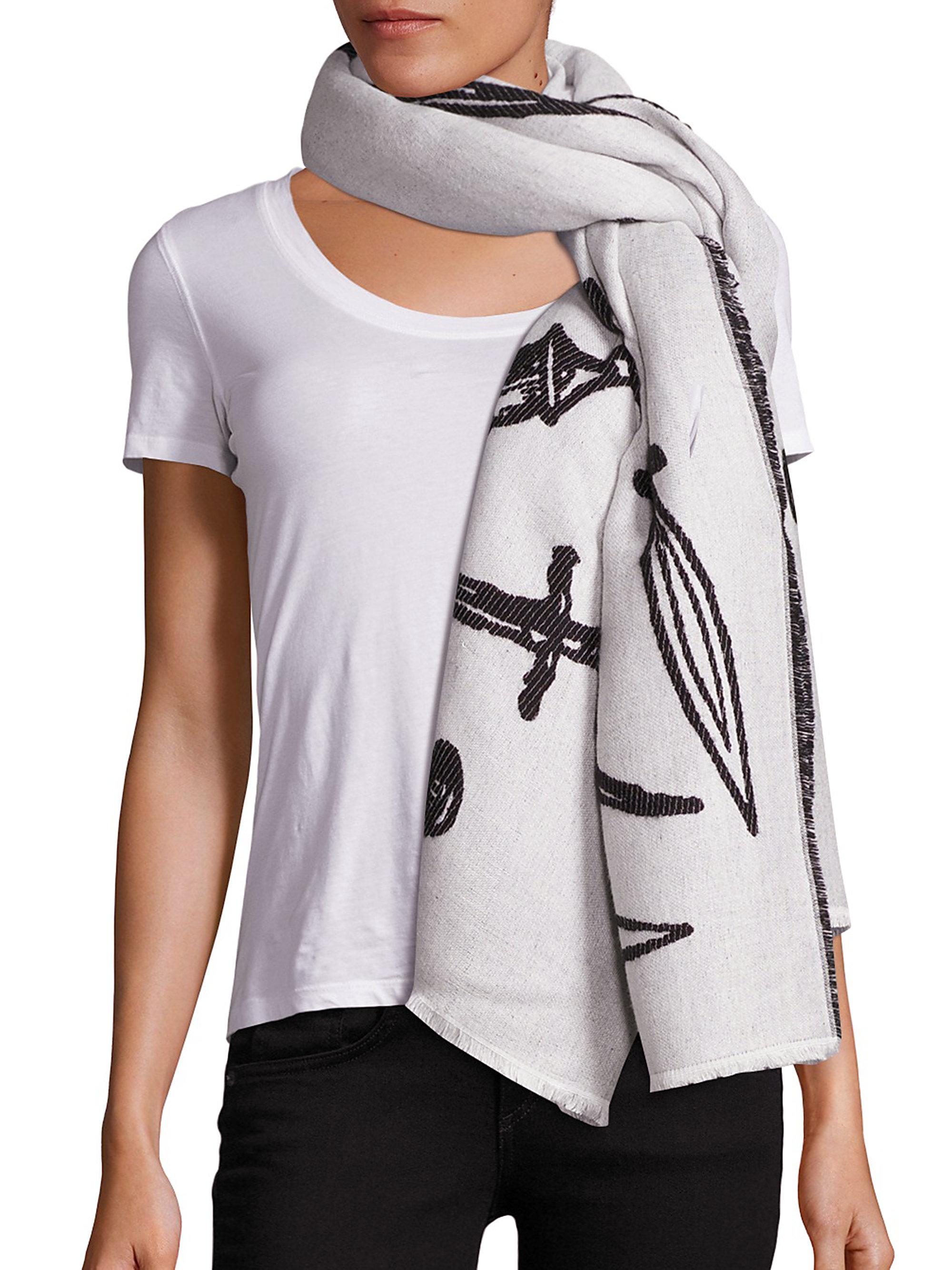 rag and bone oversized dagger scarf