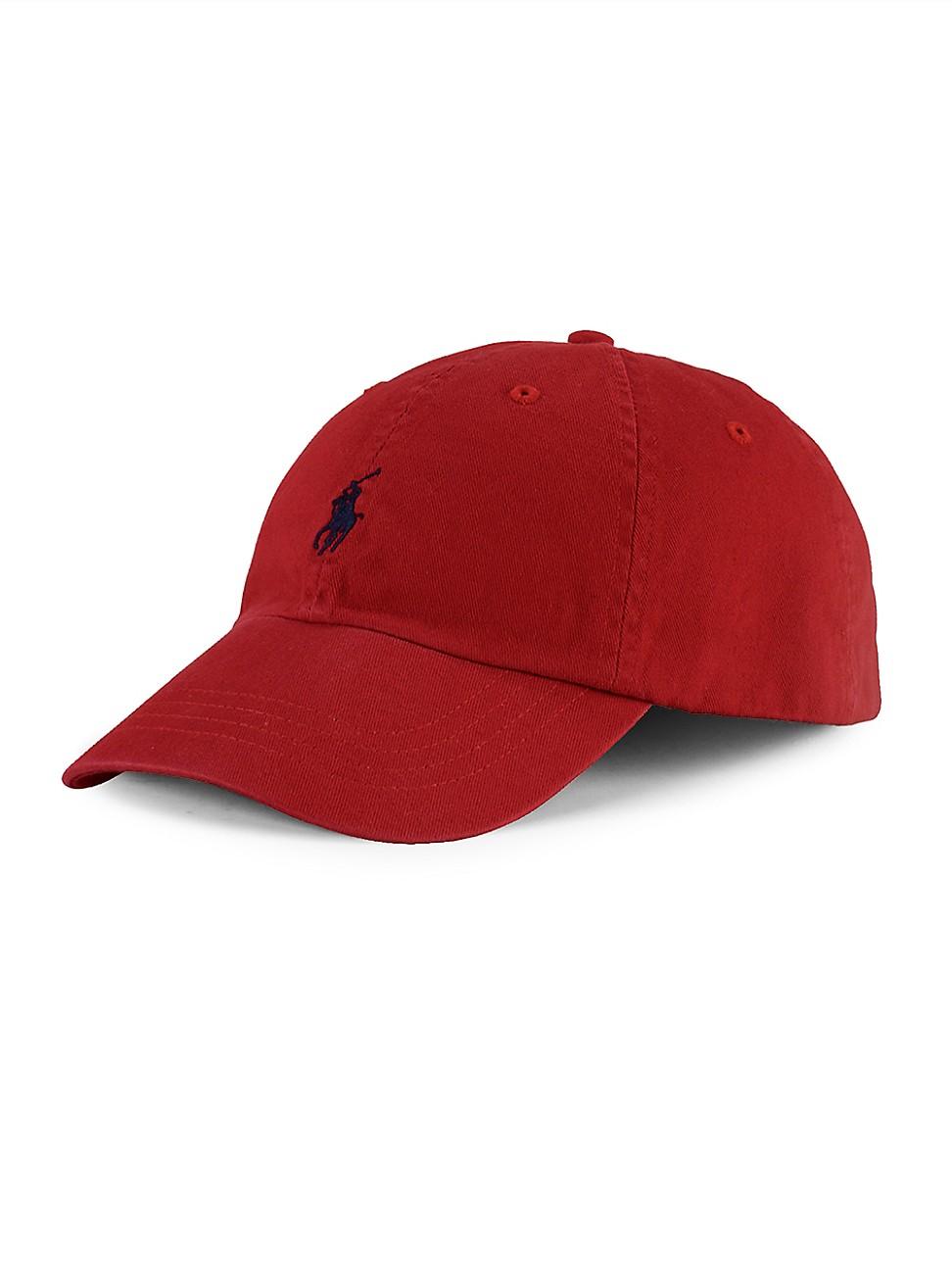 red polo hat