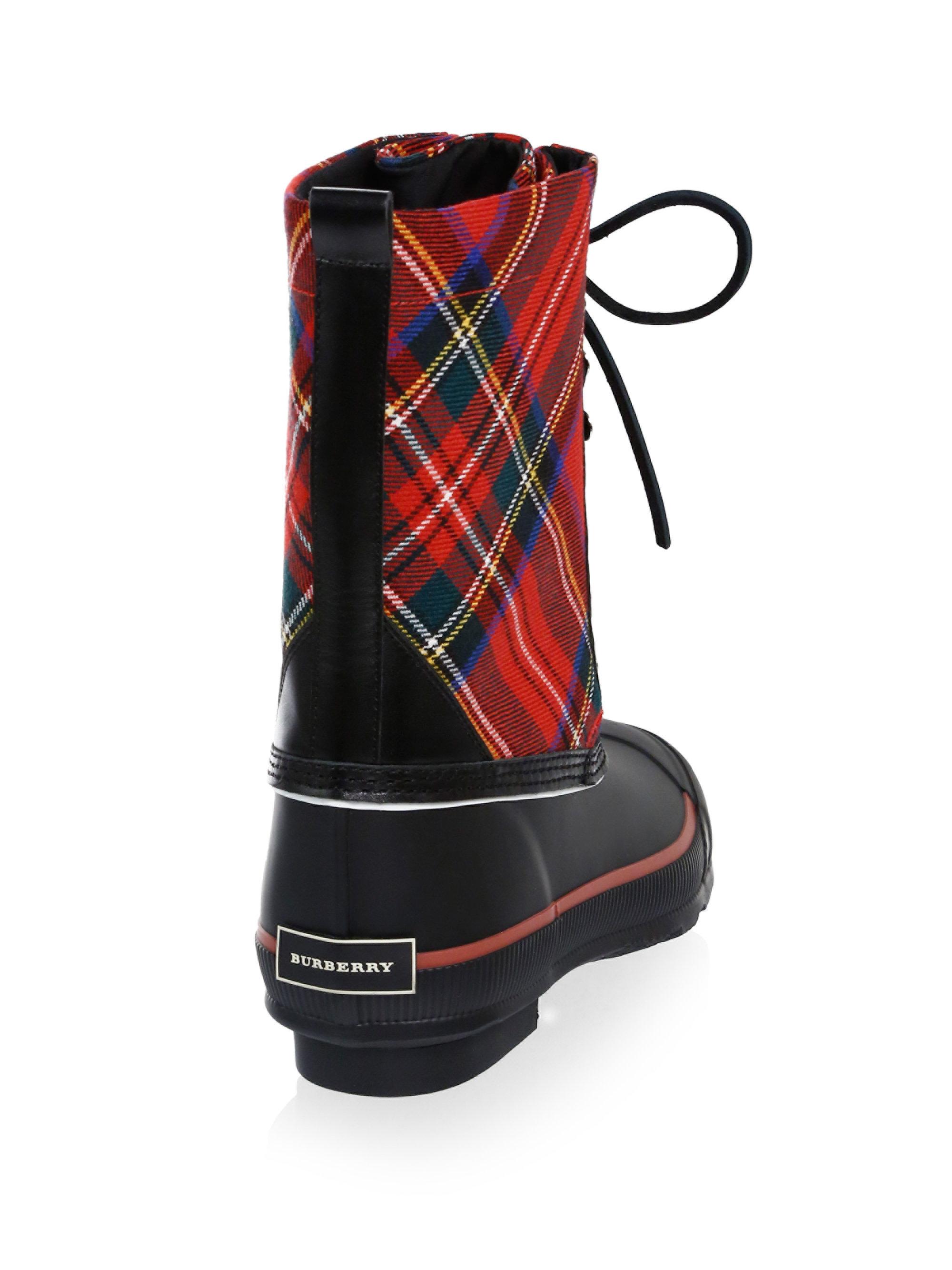 burberry mid calf rain boots