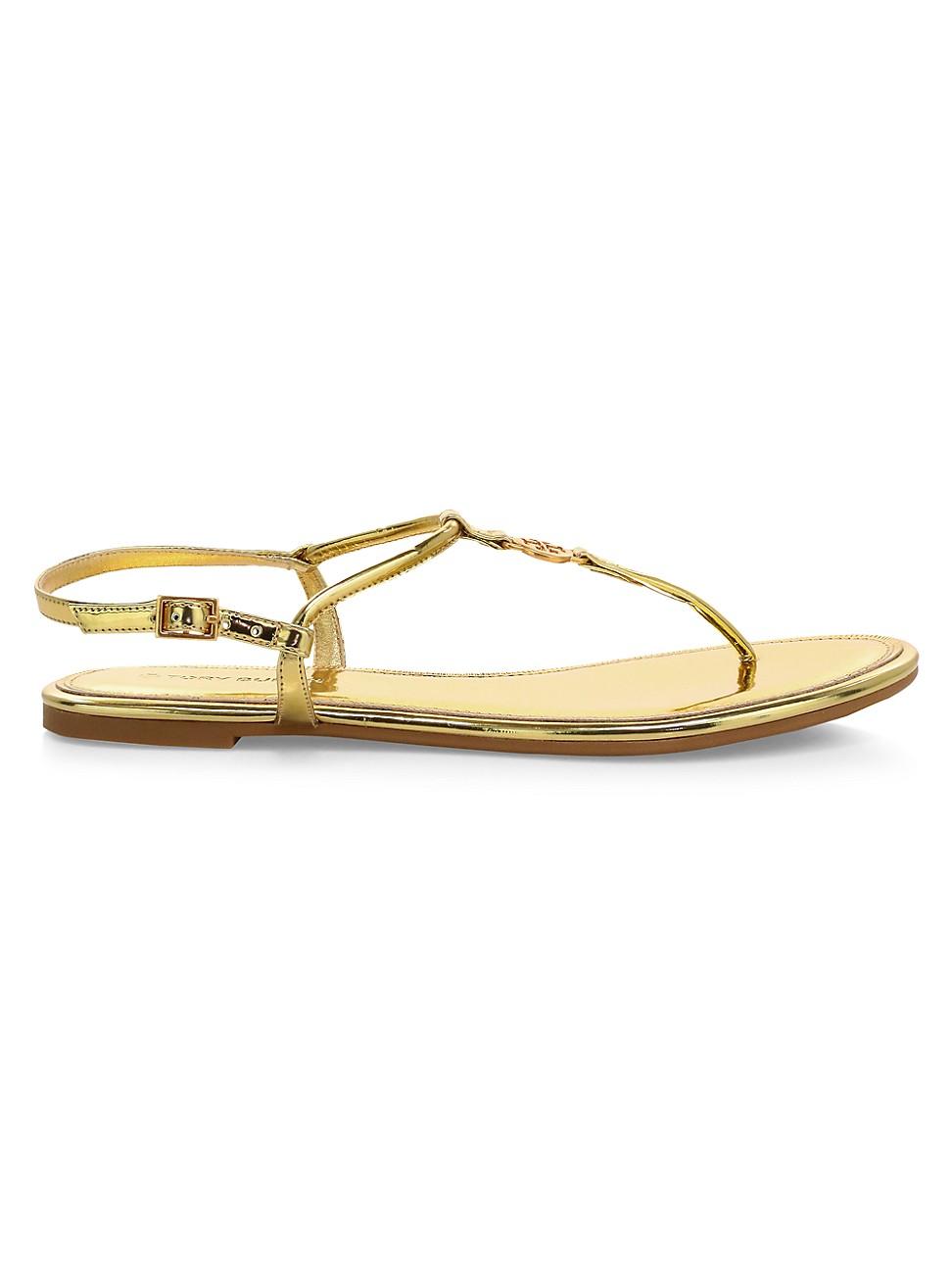 tory burch emmy sandals gold