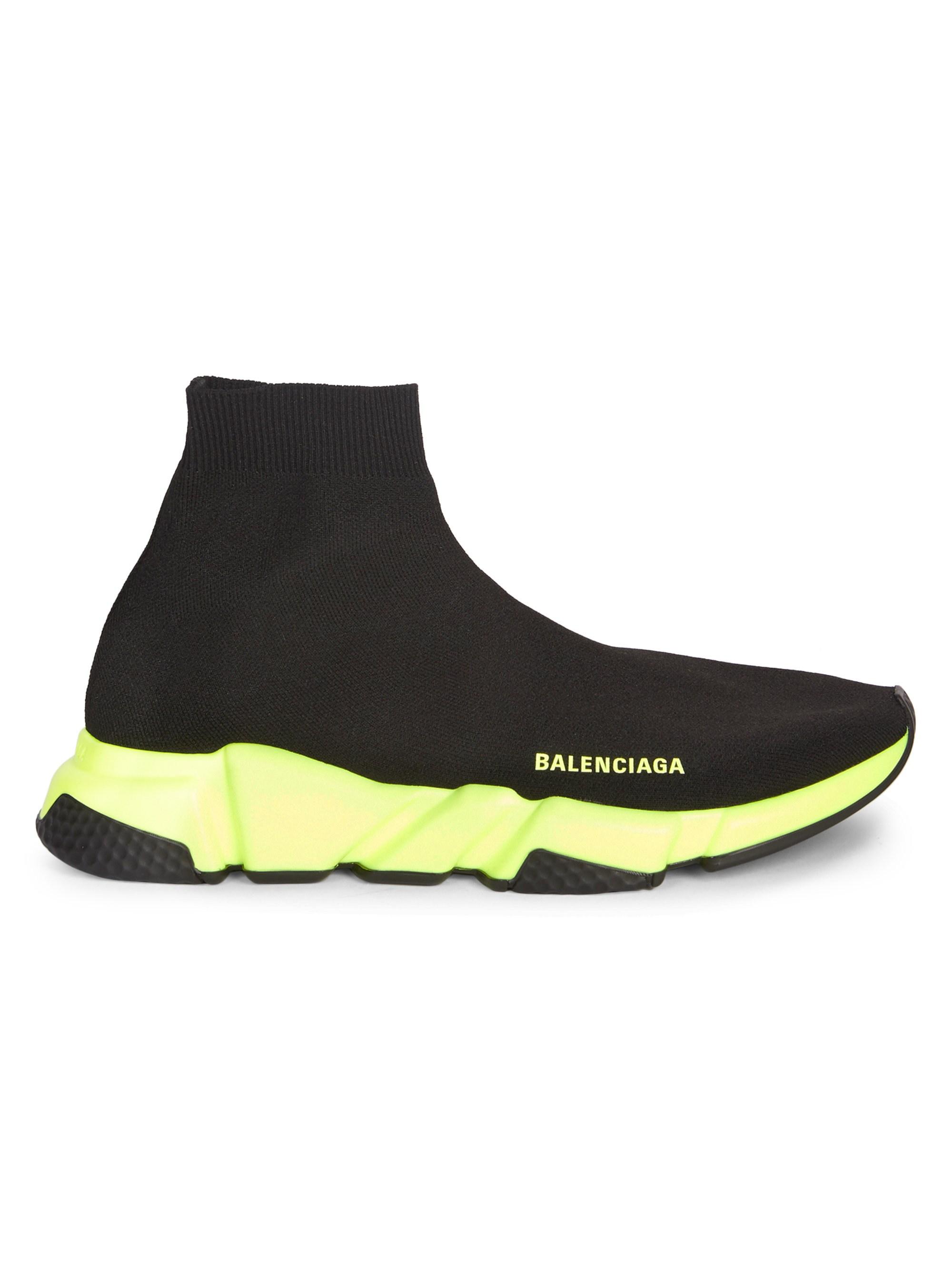 Balenciaga Speed Trainer Sock Sneakers in Black for Men - Lyst