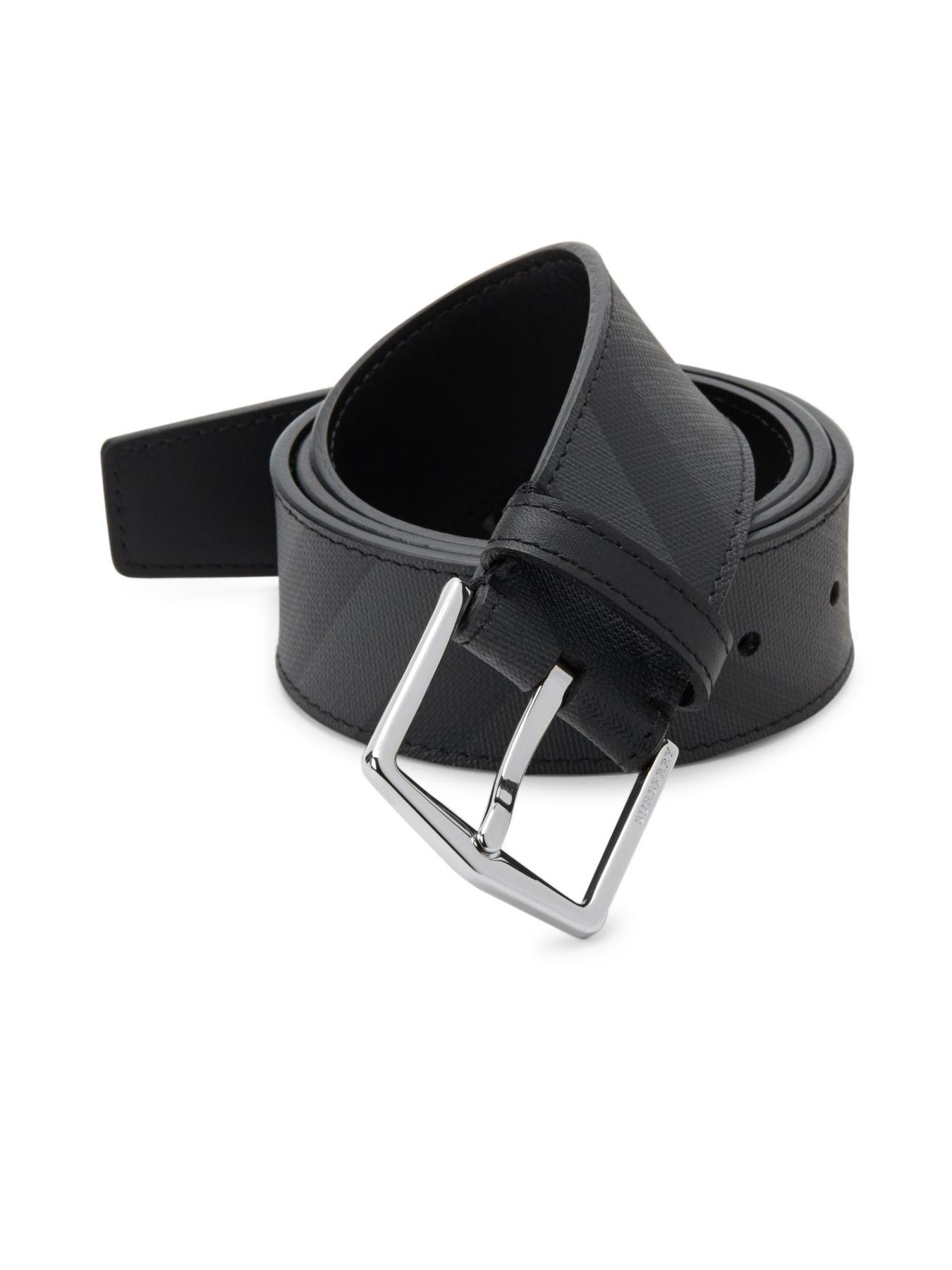 burberry plaid belt