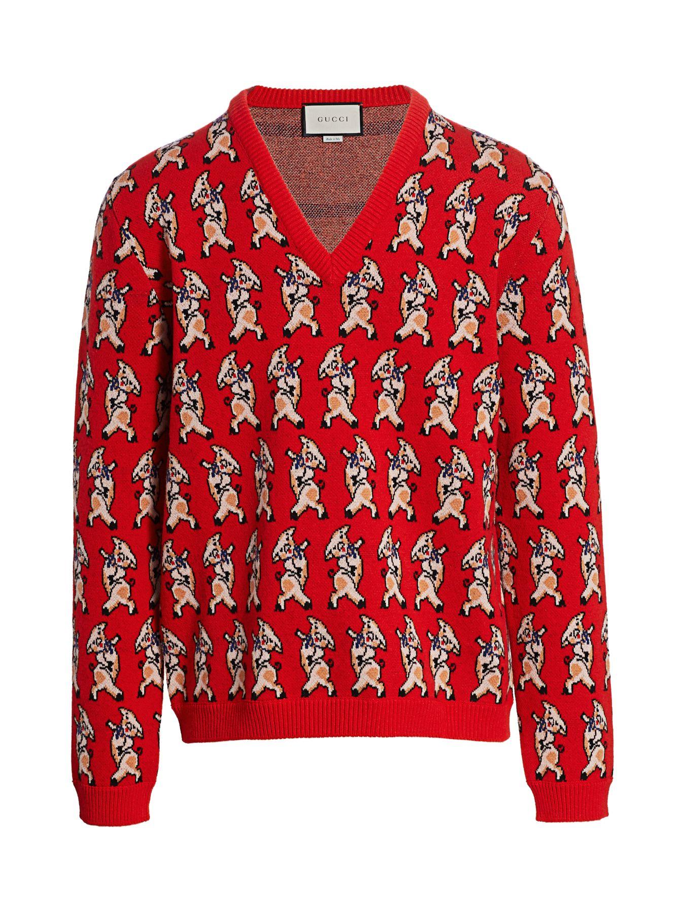 gucci piglet sweatshirt