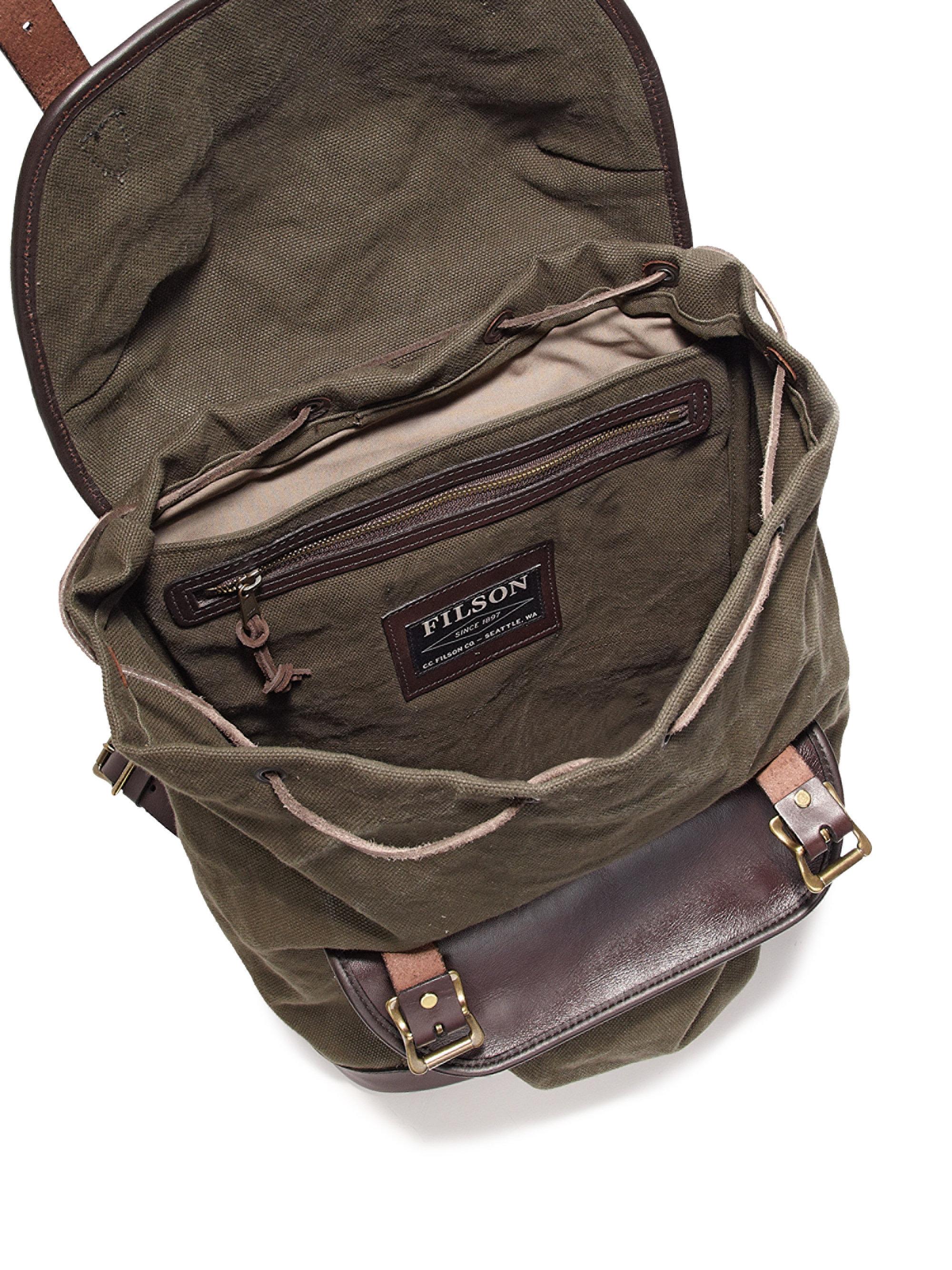 filson canvas backpack