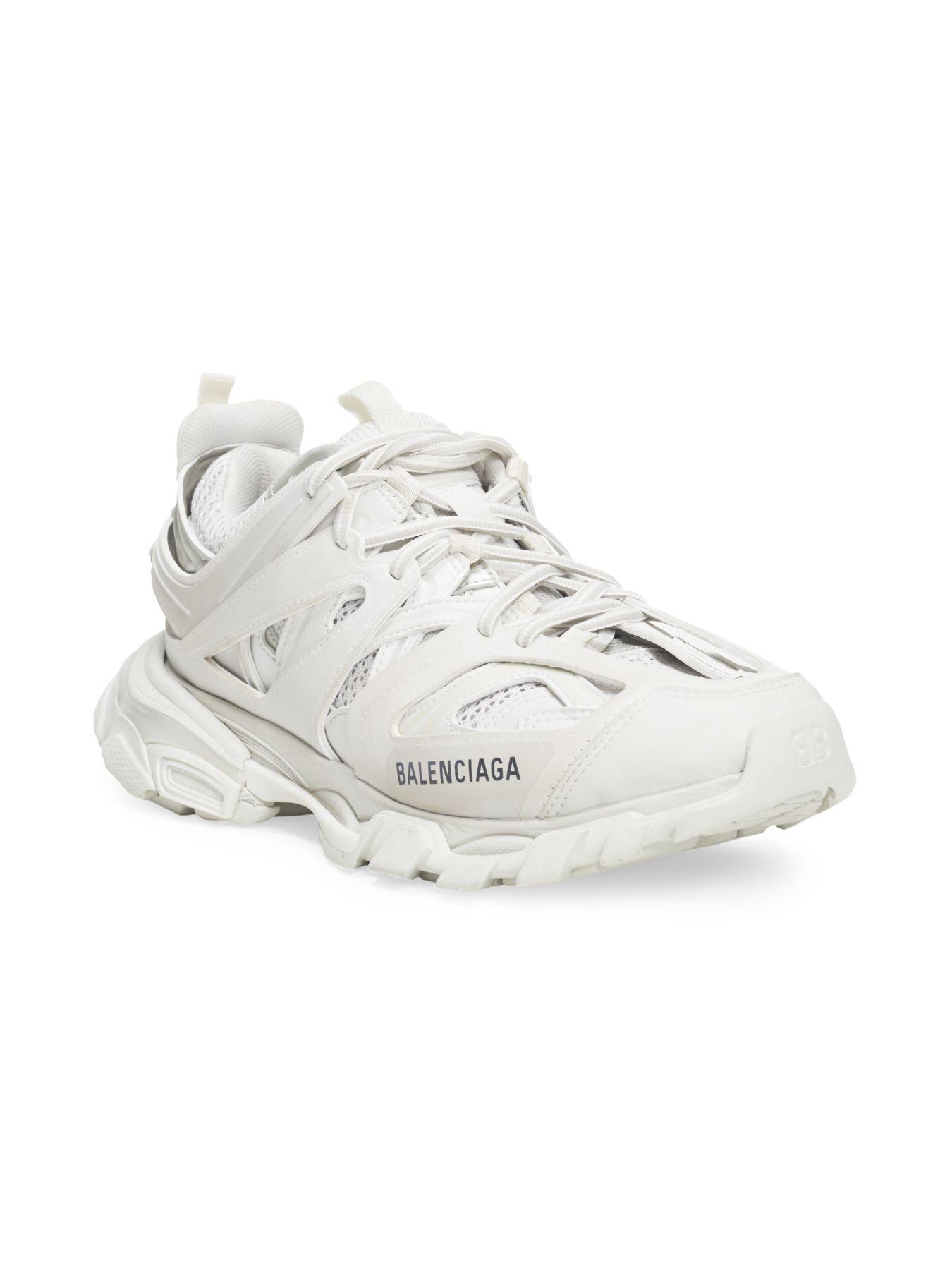 white balenciaga track sneakers