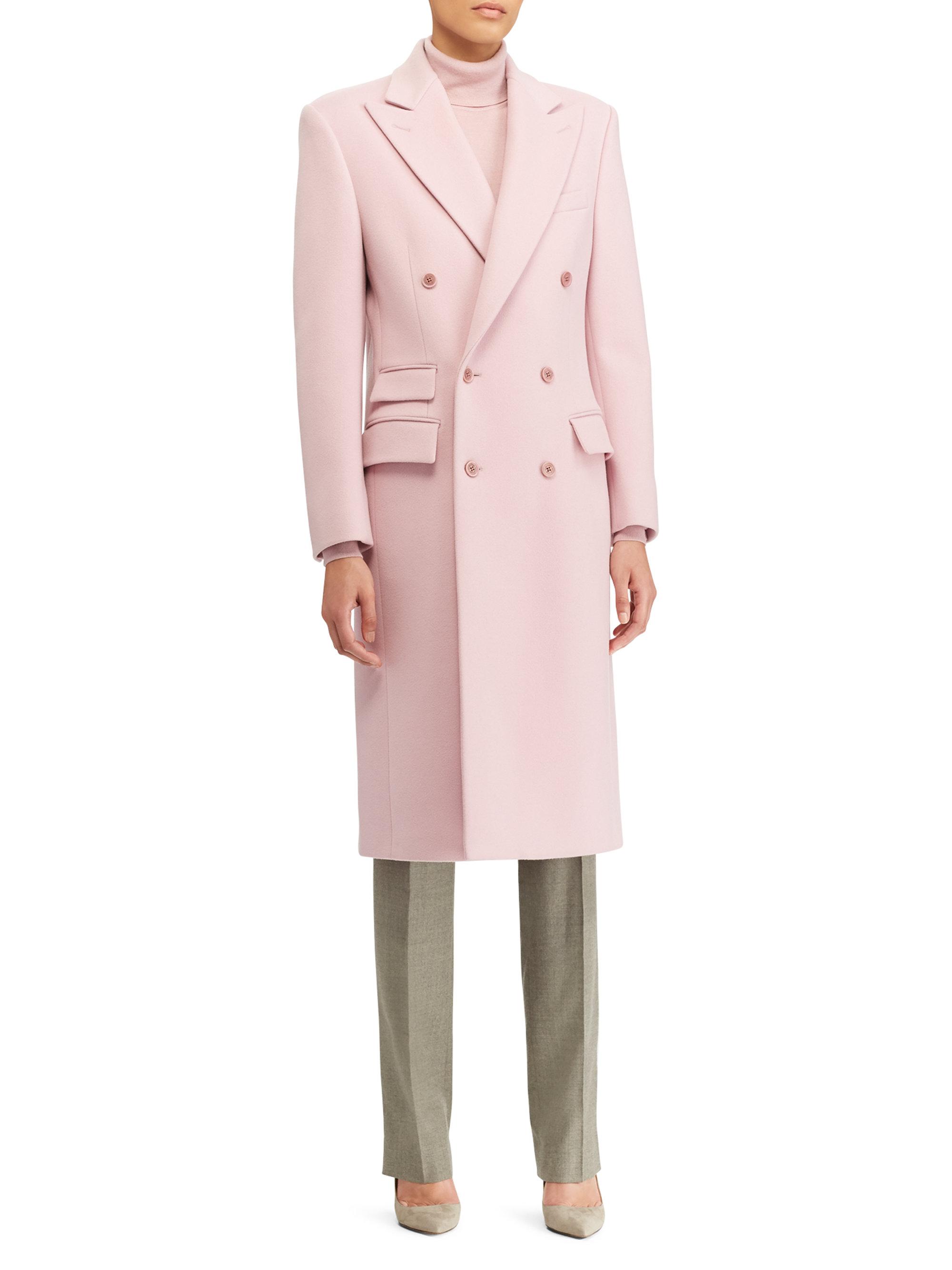 ralph lauren pink coat