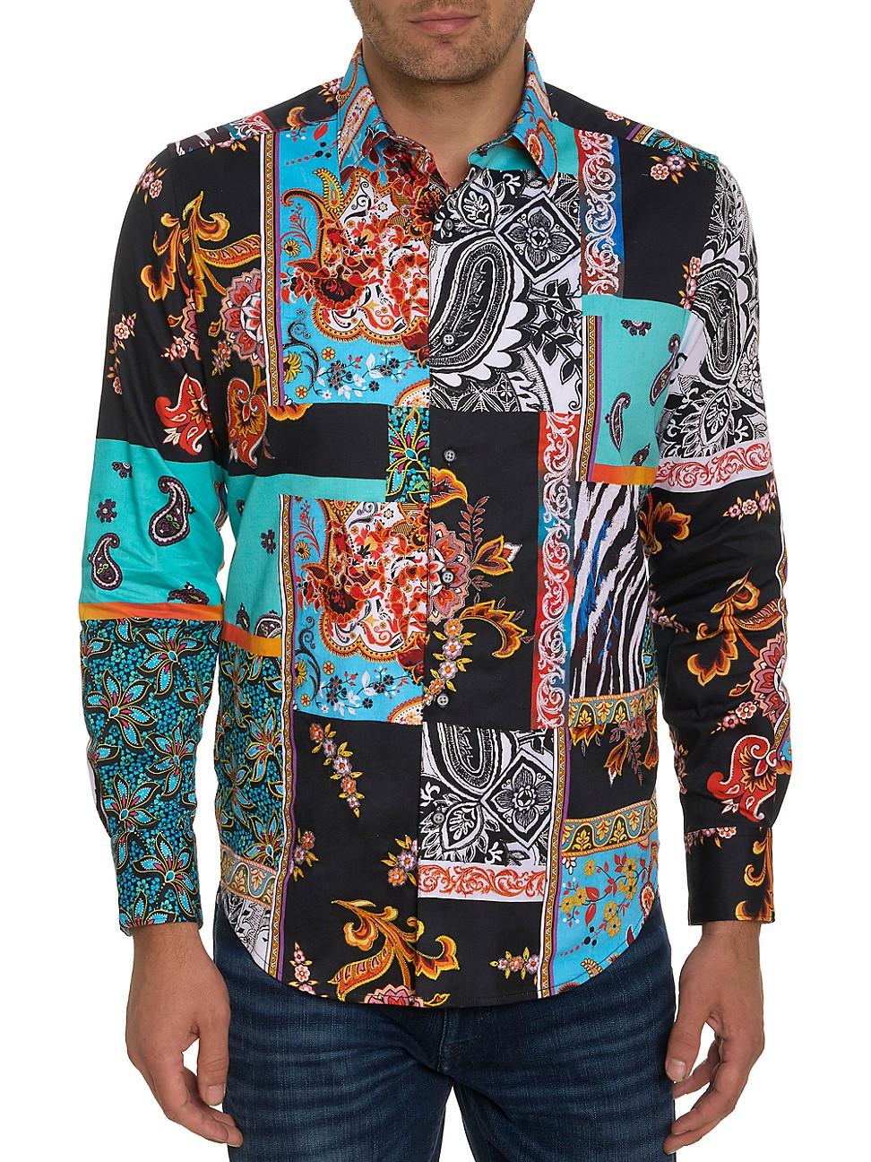 Robert Graham The Wall Paisley Button-down Shirt in Blue for Men | Lyst