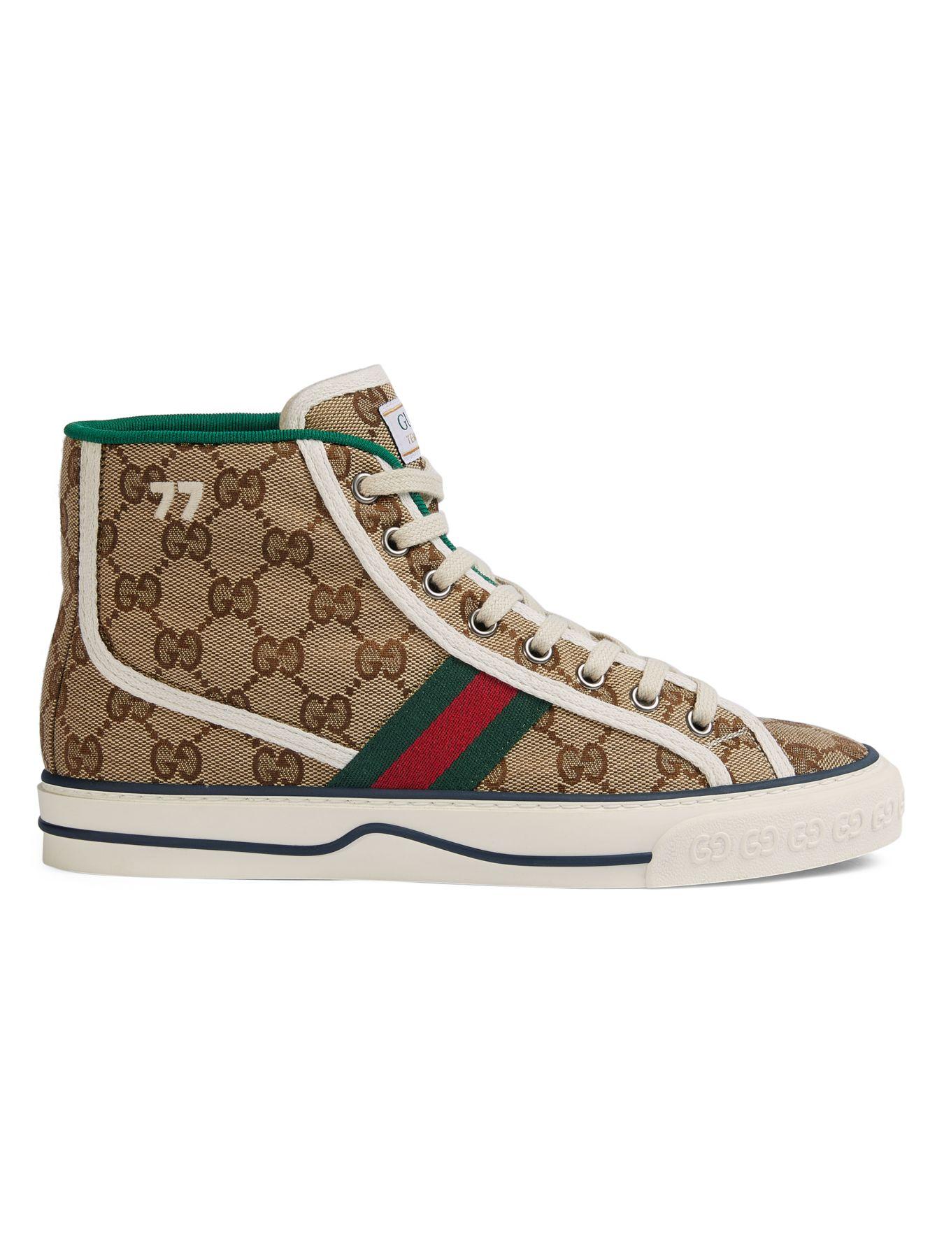 Gucci Canvas Tennis 1977 High-top Sneakers - Lyst