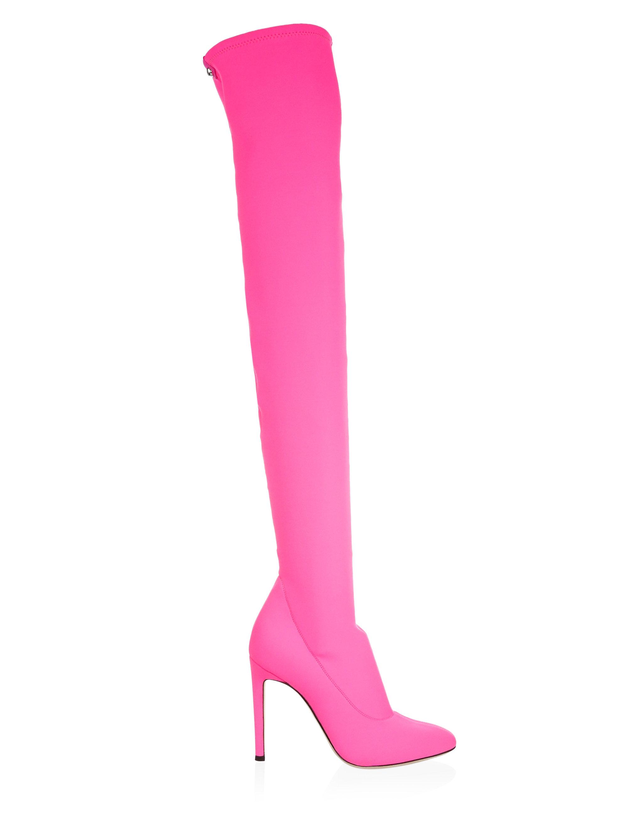 pink otk boots