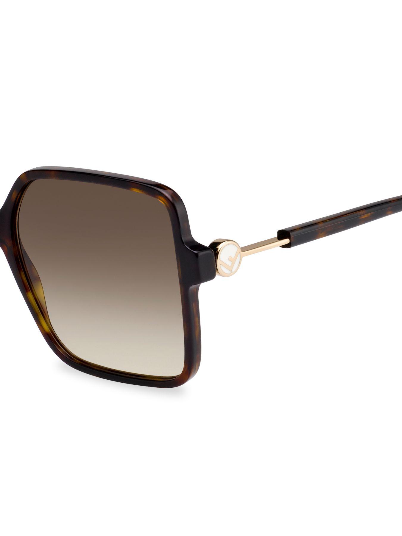 fendi square sunglasses