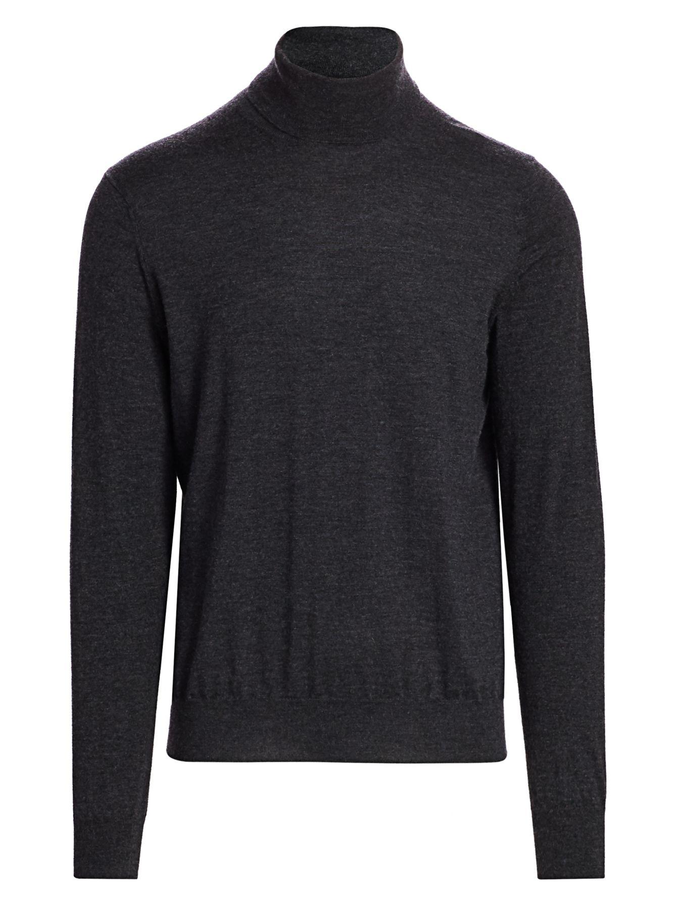 Saks Fifth Avenue Collection Lightweight Cashmere Turtleneck Sweater in ...