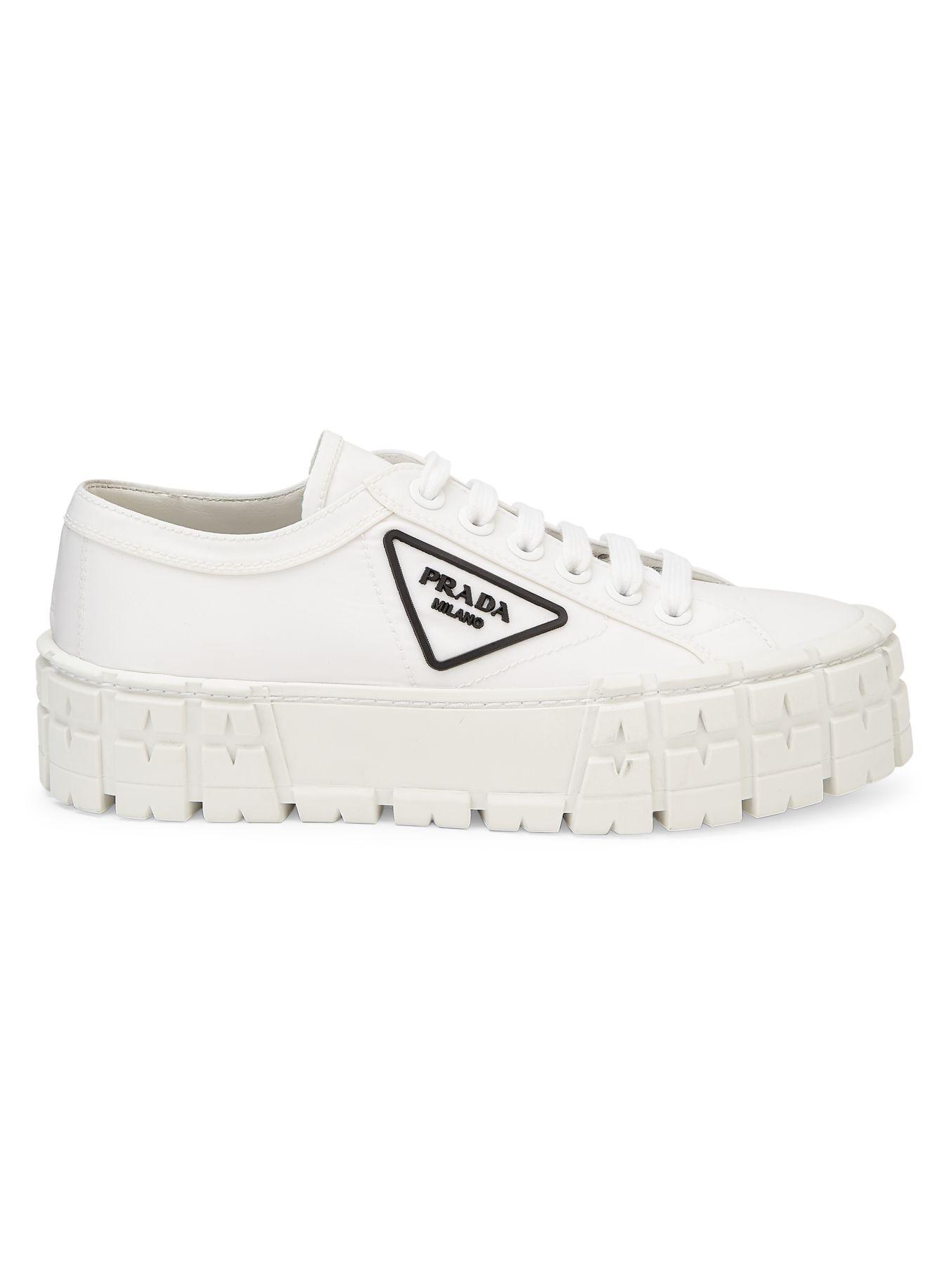prada platform sole sneakers