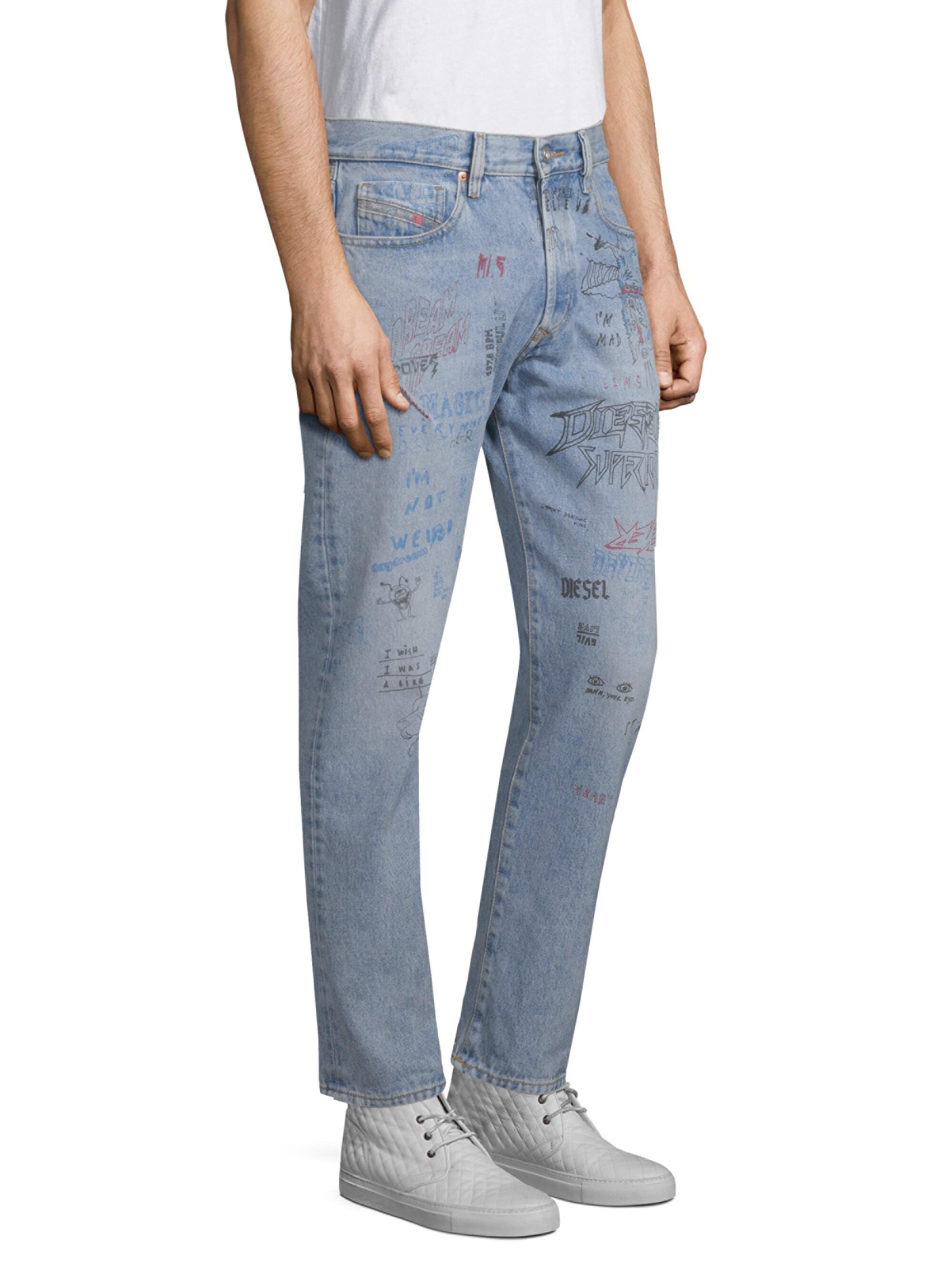 diesel graffiti jeans