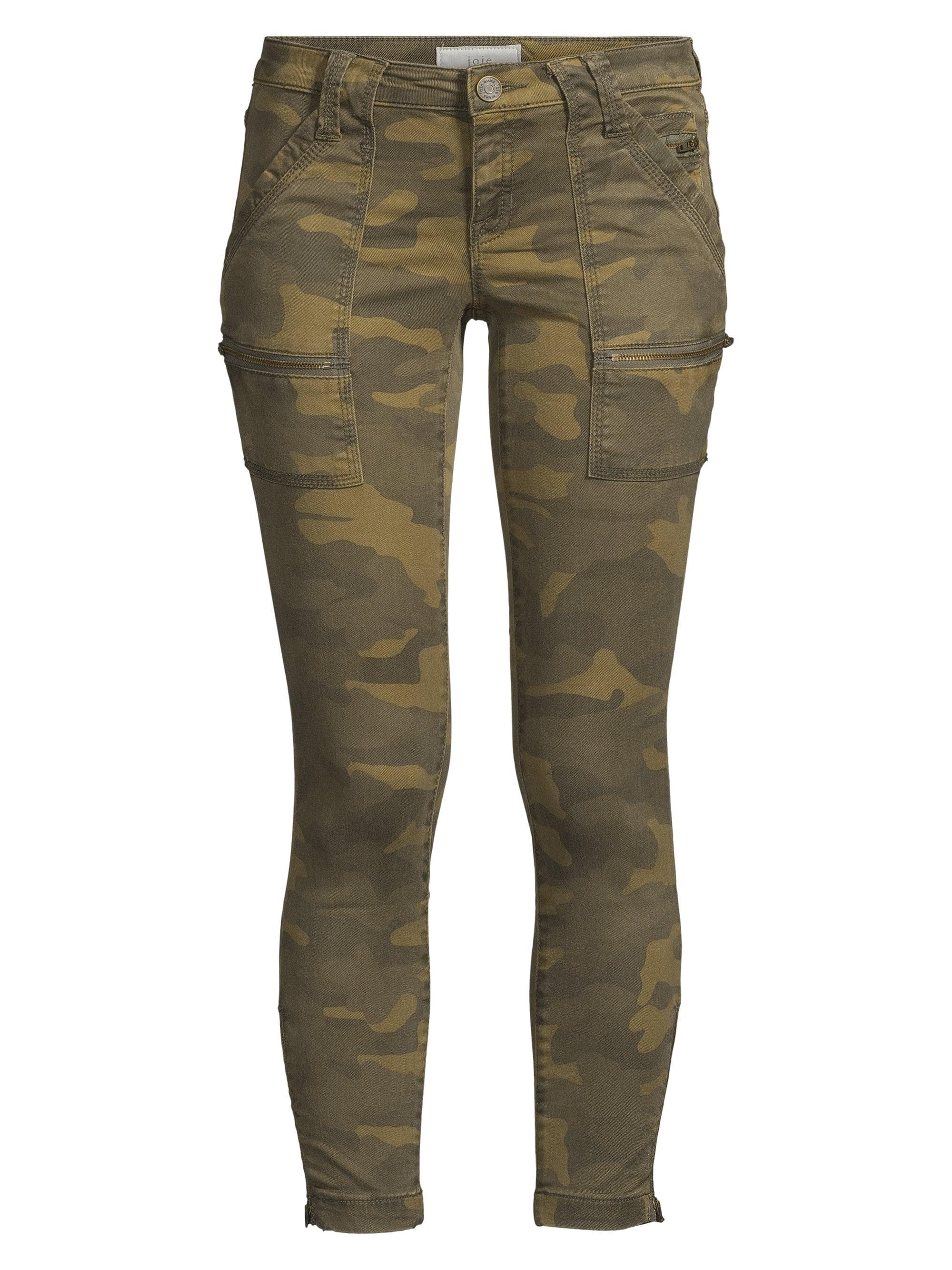 camo skinny joggers