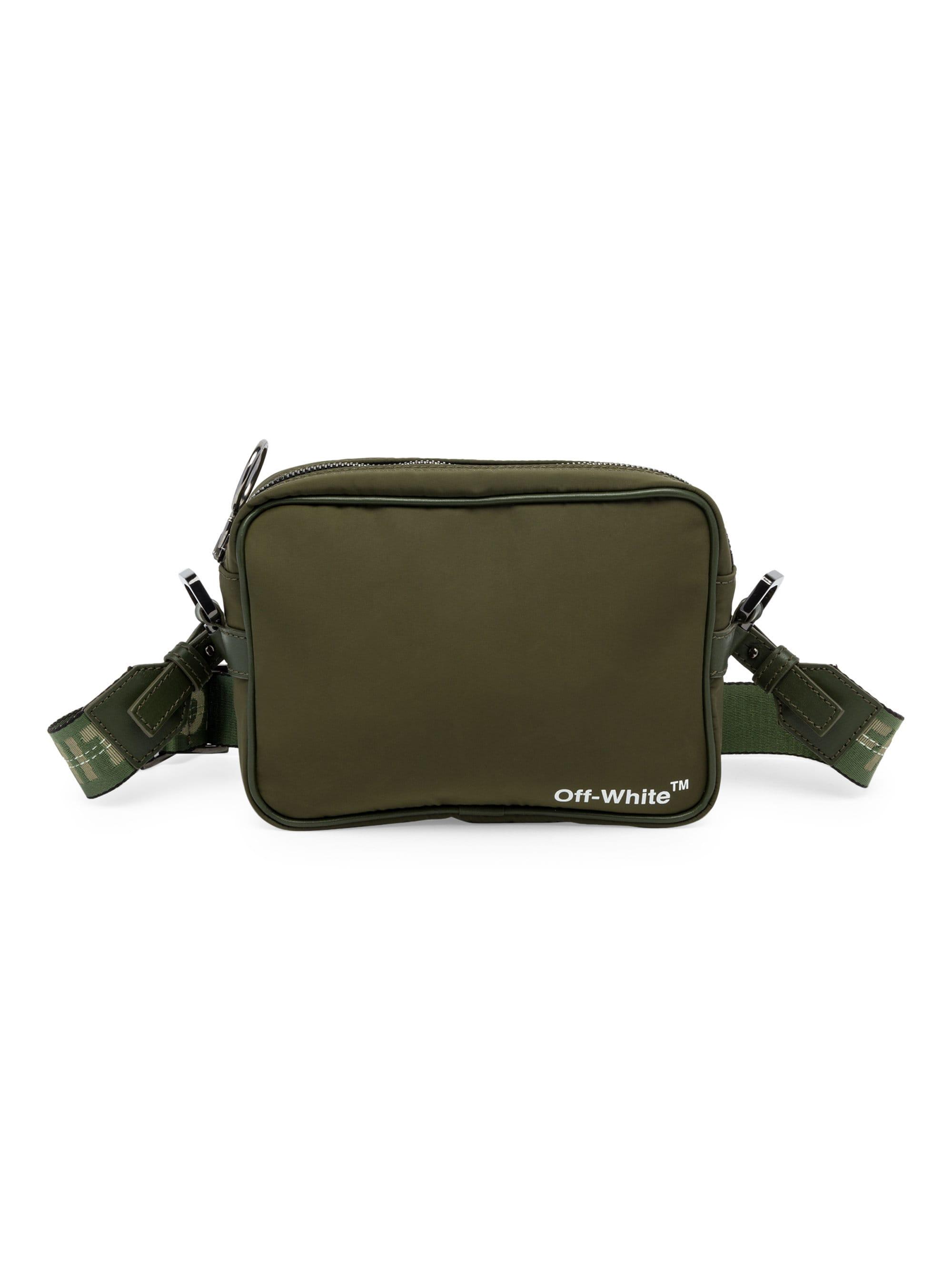 Off-White c/o Virgil Abloh Logo Strap Crossbody Bag in Military Green (Green) for Men - Lyst