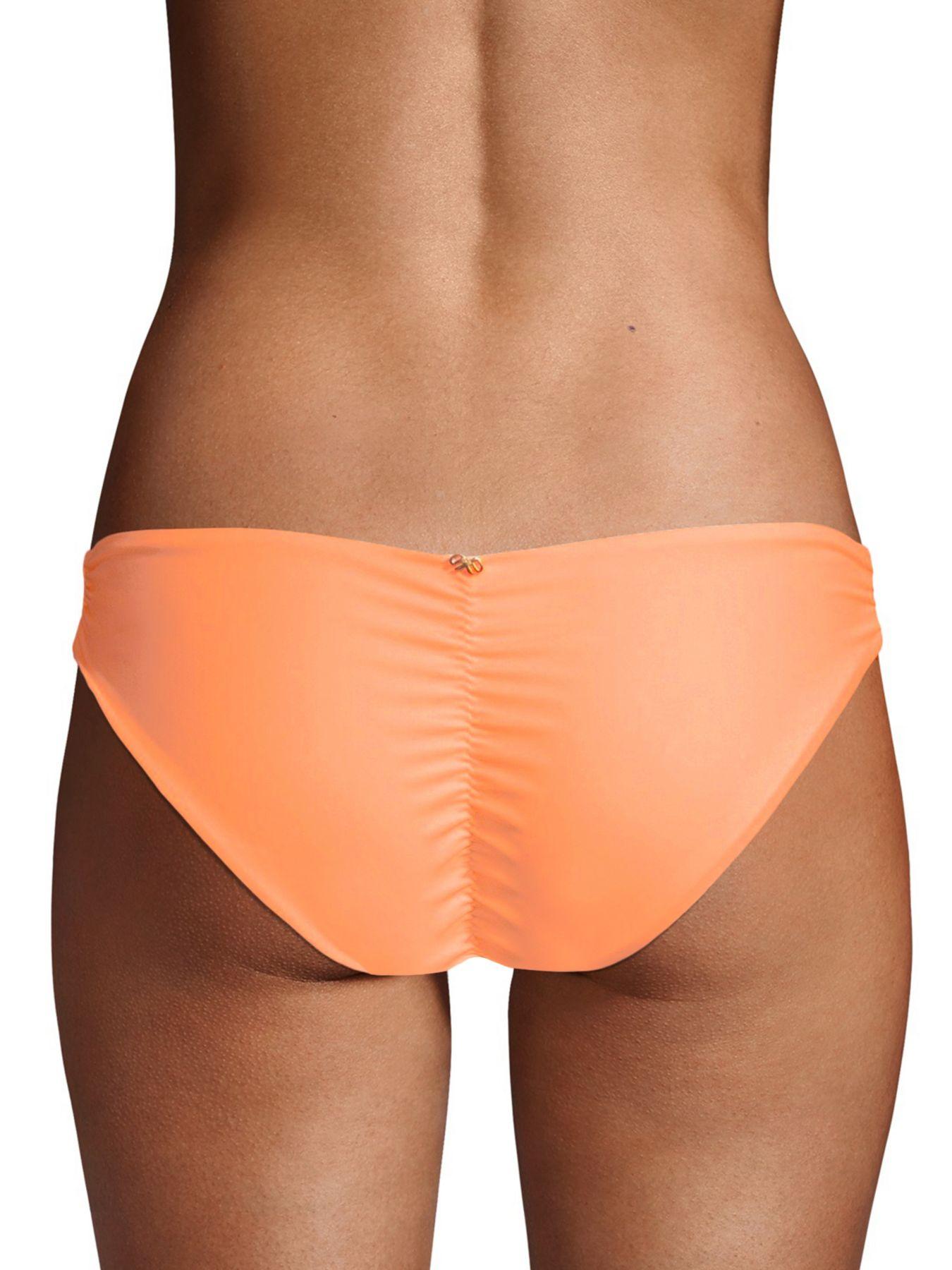 ruched back swimsuit