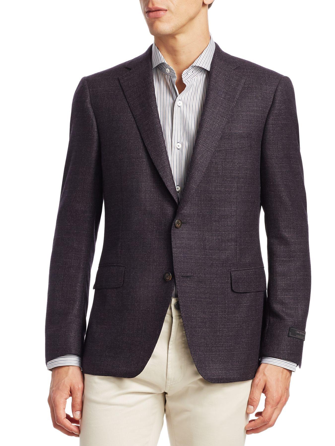 Saks Fifth Avenue Collection By Samuelsohn Classic-fit Wool Sportcoat ...
