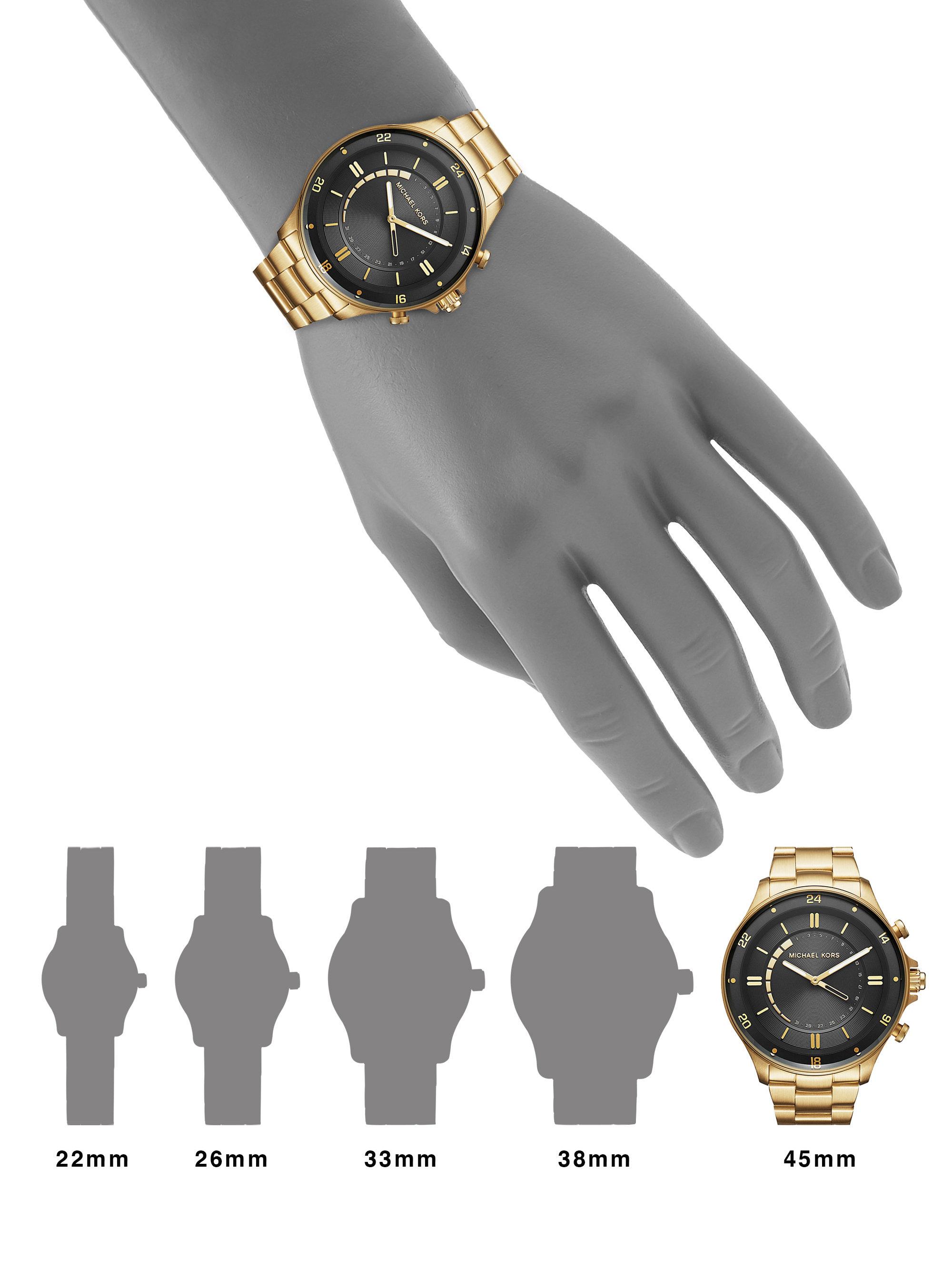michael kors reid hybrid smartwatch