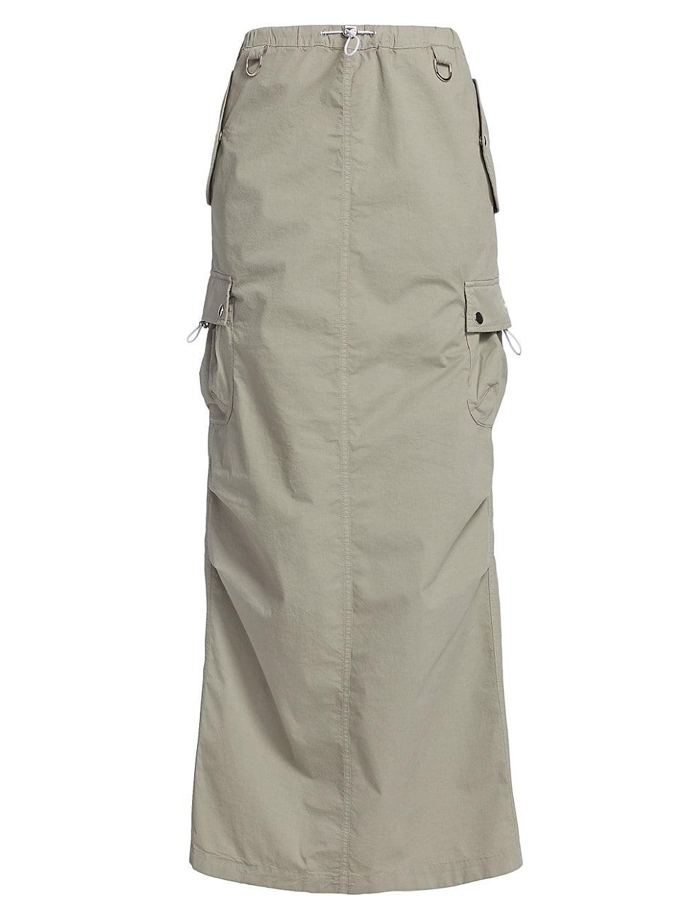 Coperni Cargo Maxi Skirt in Gray | Lyst