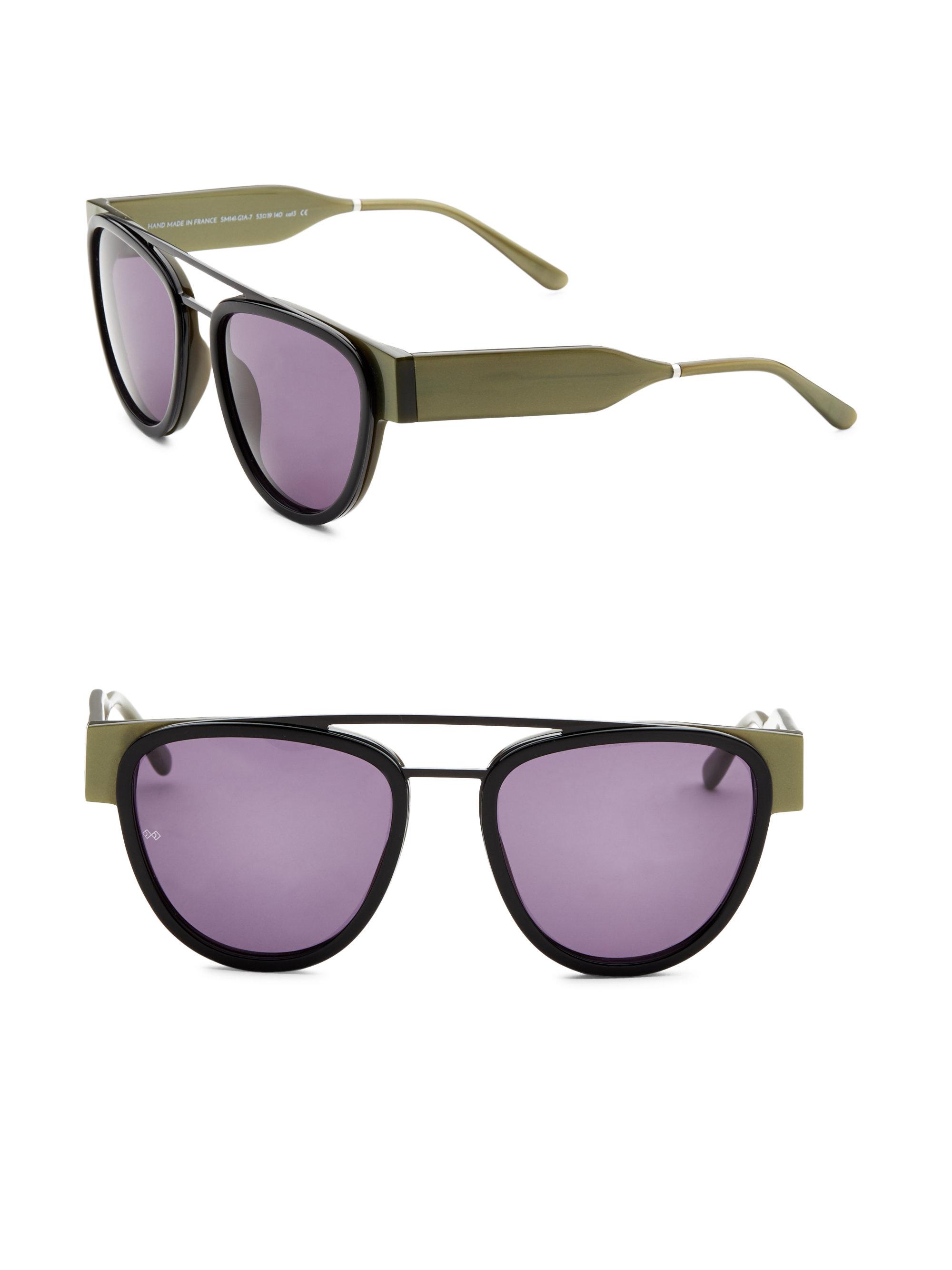 Lyst Smoke x mirrors Soda Pop, 53mm, Oversized Aviator Sunglasses in