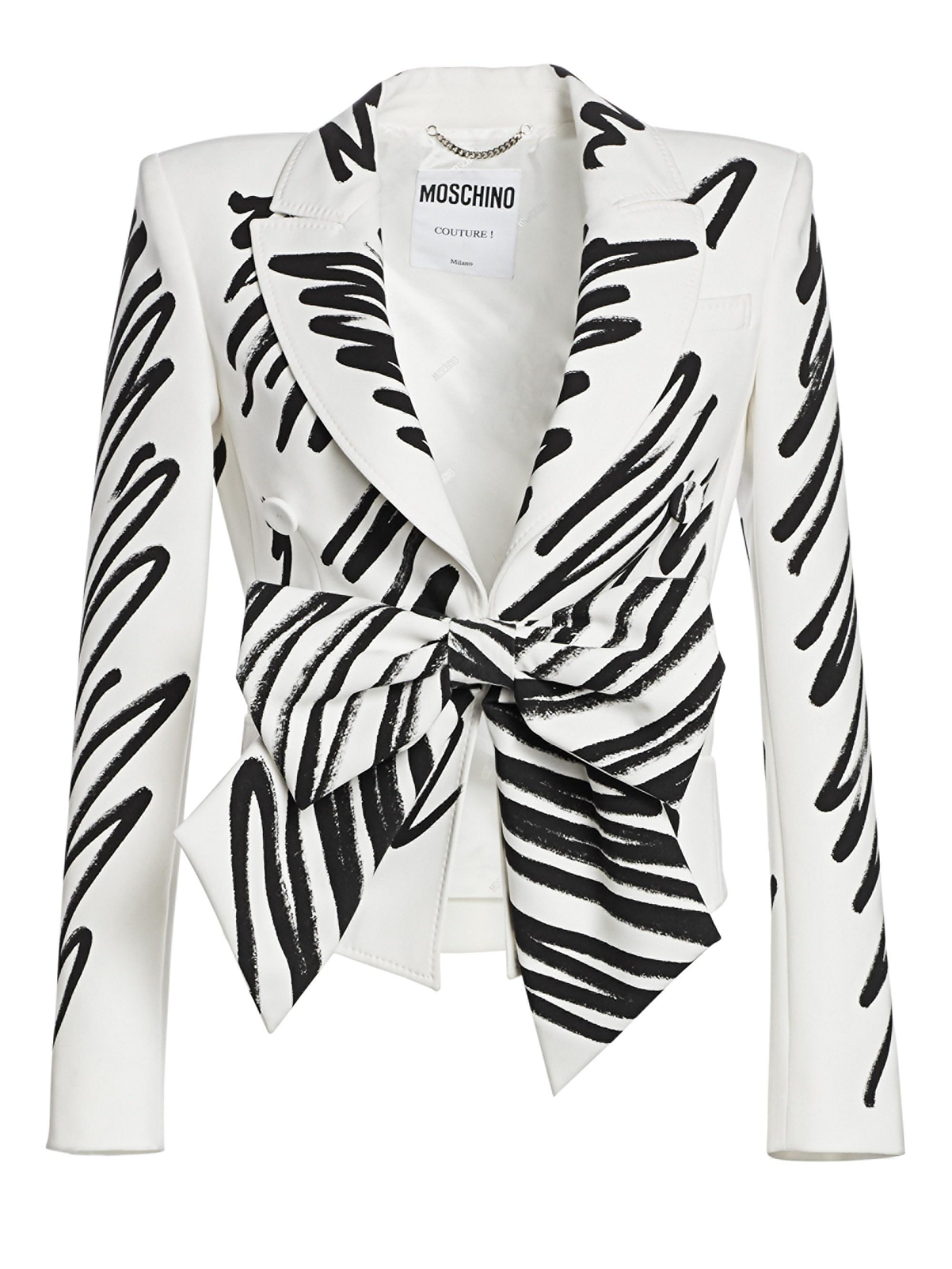 moschino scribble suit