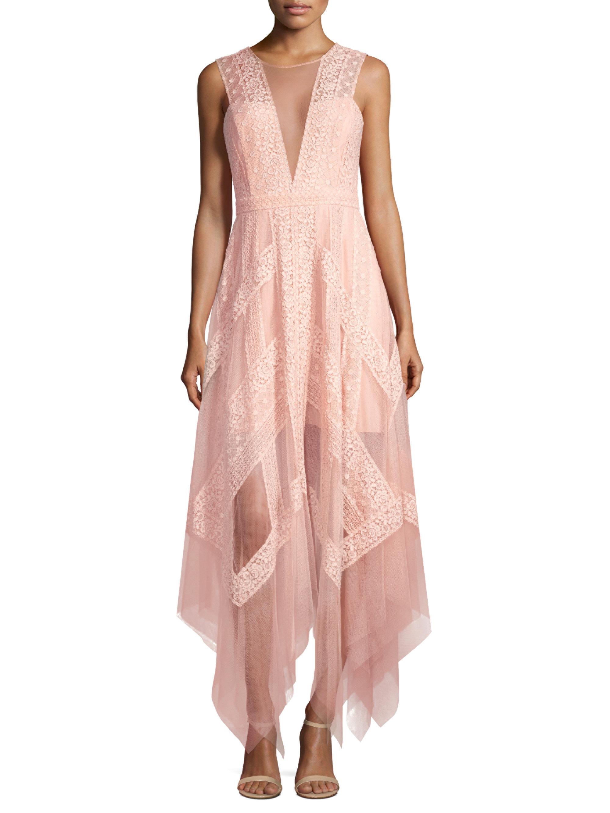 pink asymmetrical dress