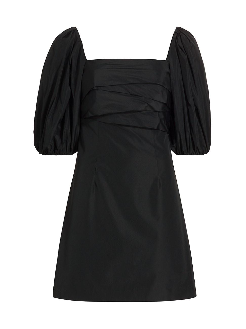 Marella Estate Lawia Puff-sleeve Minidress in Black | Lyst