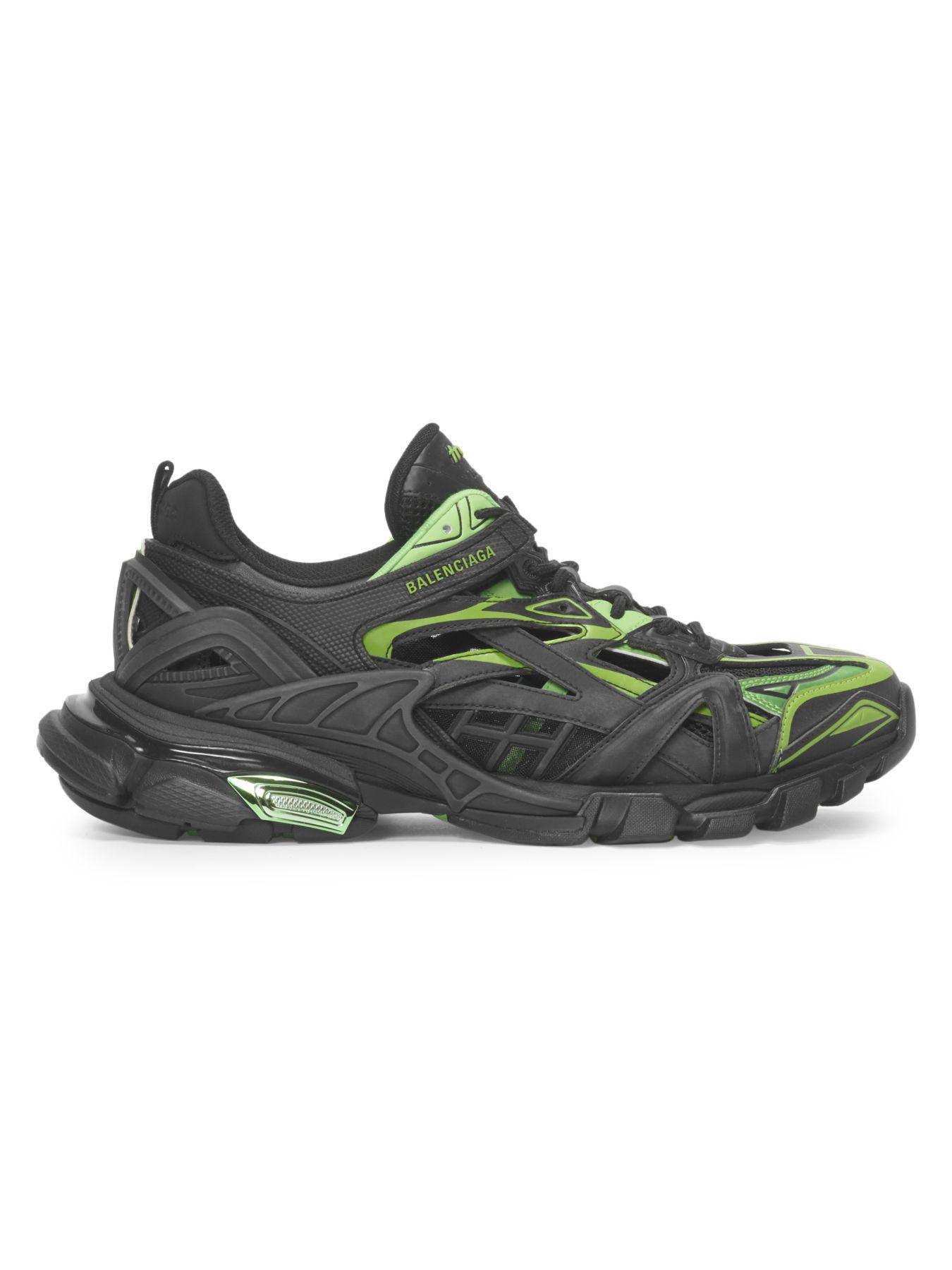 Balenciaga Track 2 Sneakers in Black Green (Green) for Men - Save 26% ...