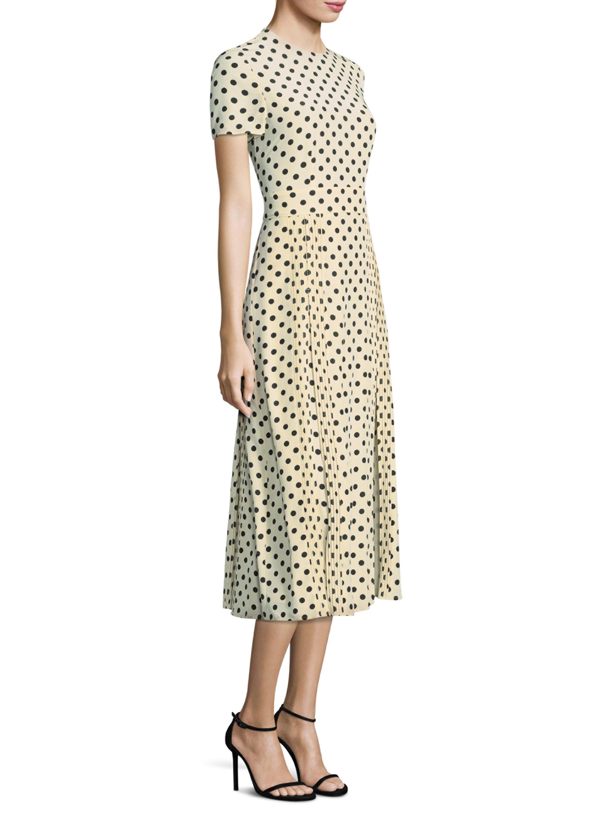burberry polka dot dress