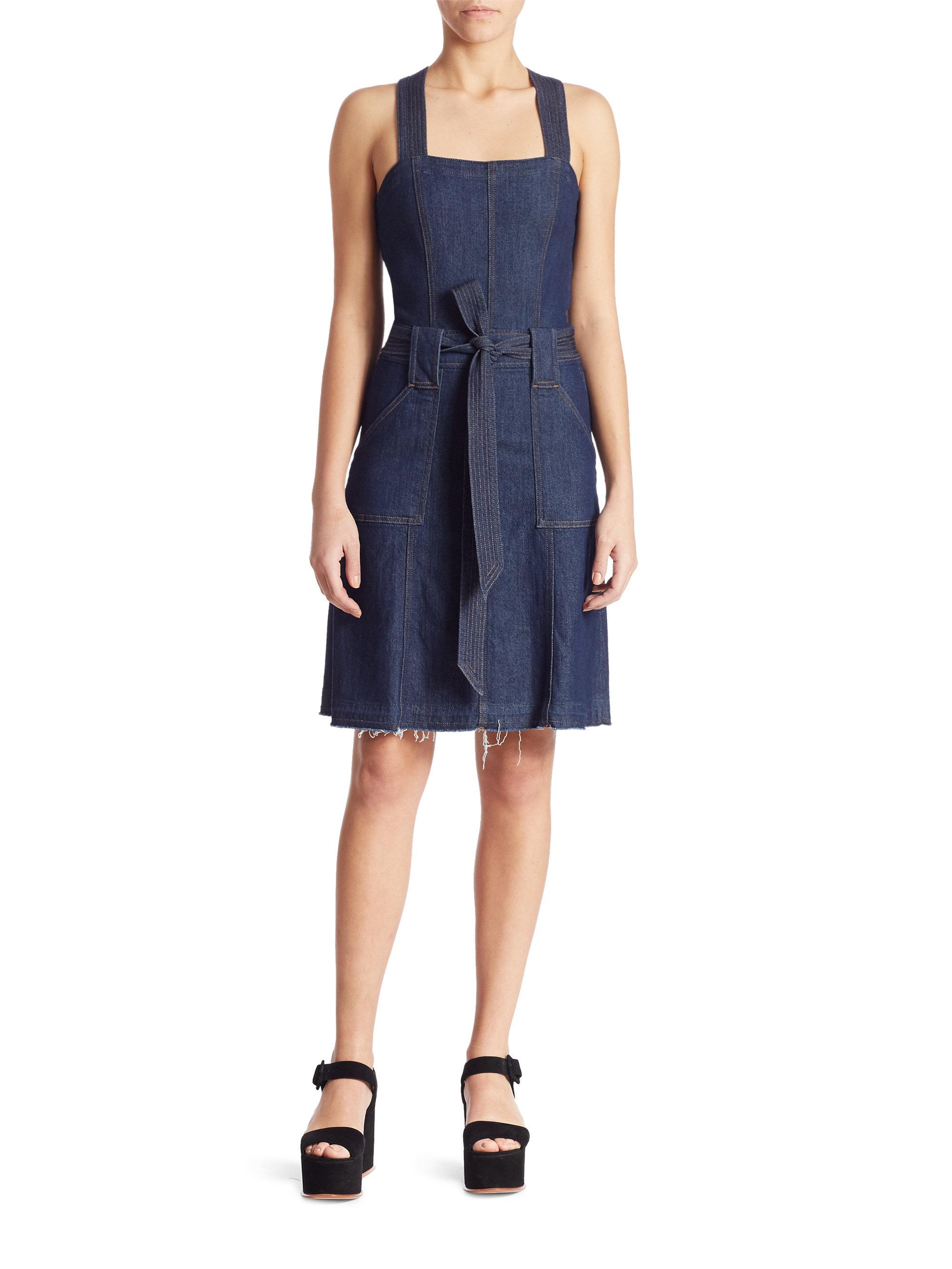 seven for all mankind denim dress