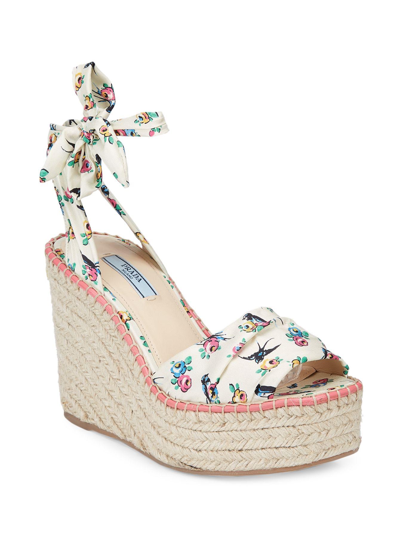 prada raffia sandals