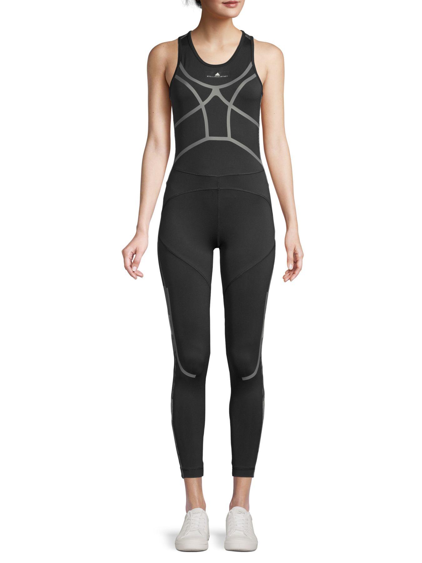 adidas 3 stripe catsuit
