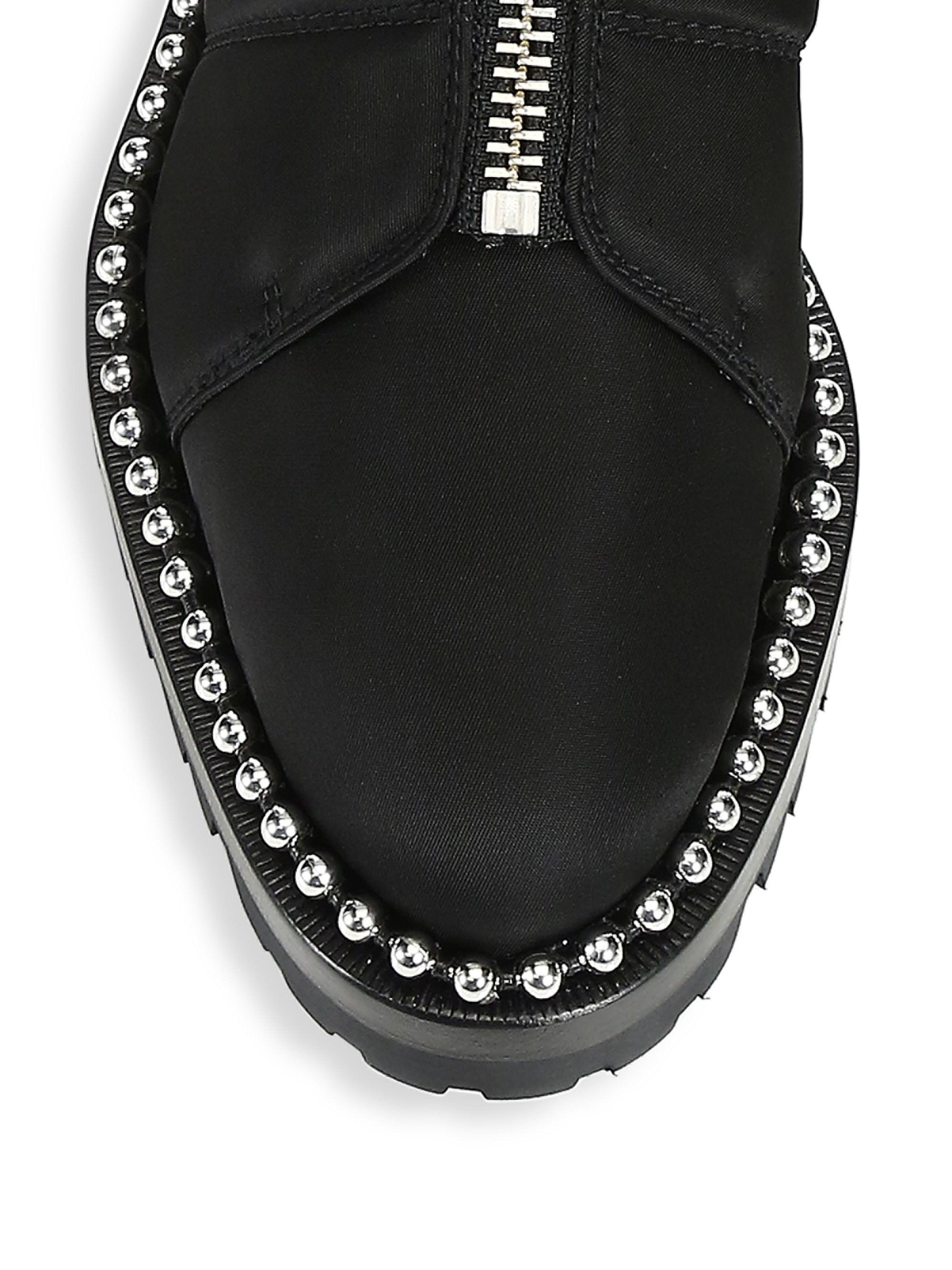 alex front zip ankle boots