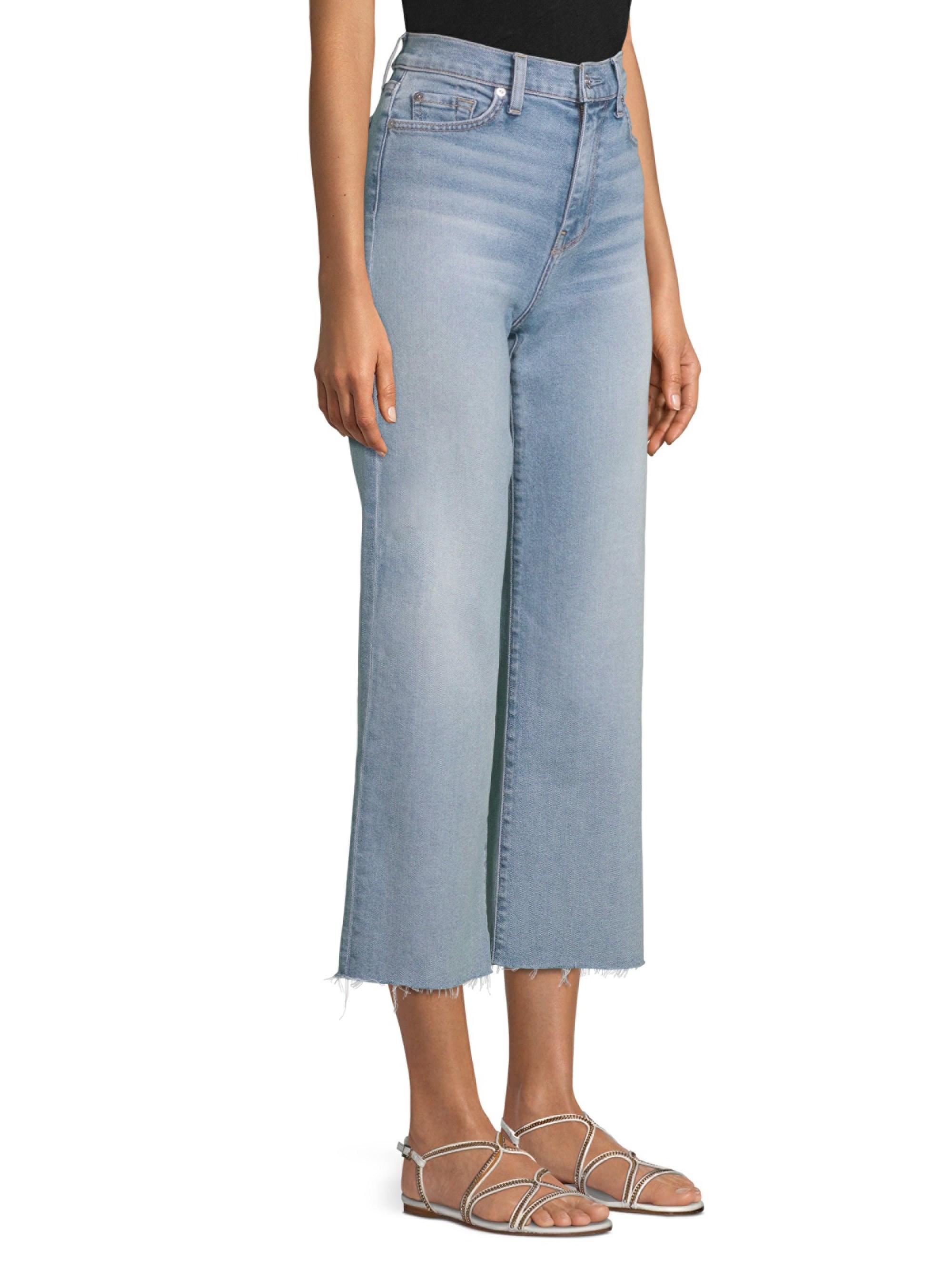 7 for all mankind alexa wide leg jeans