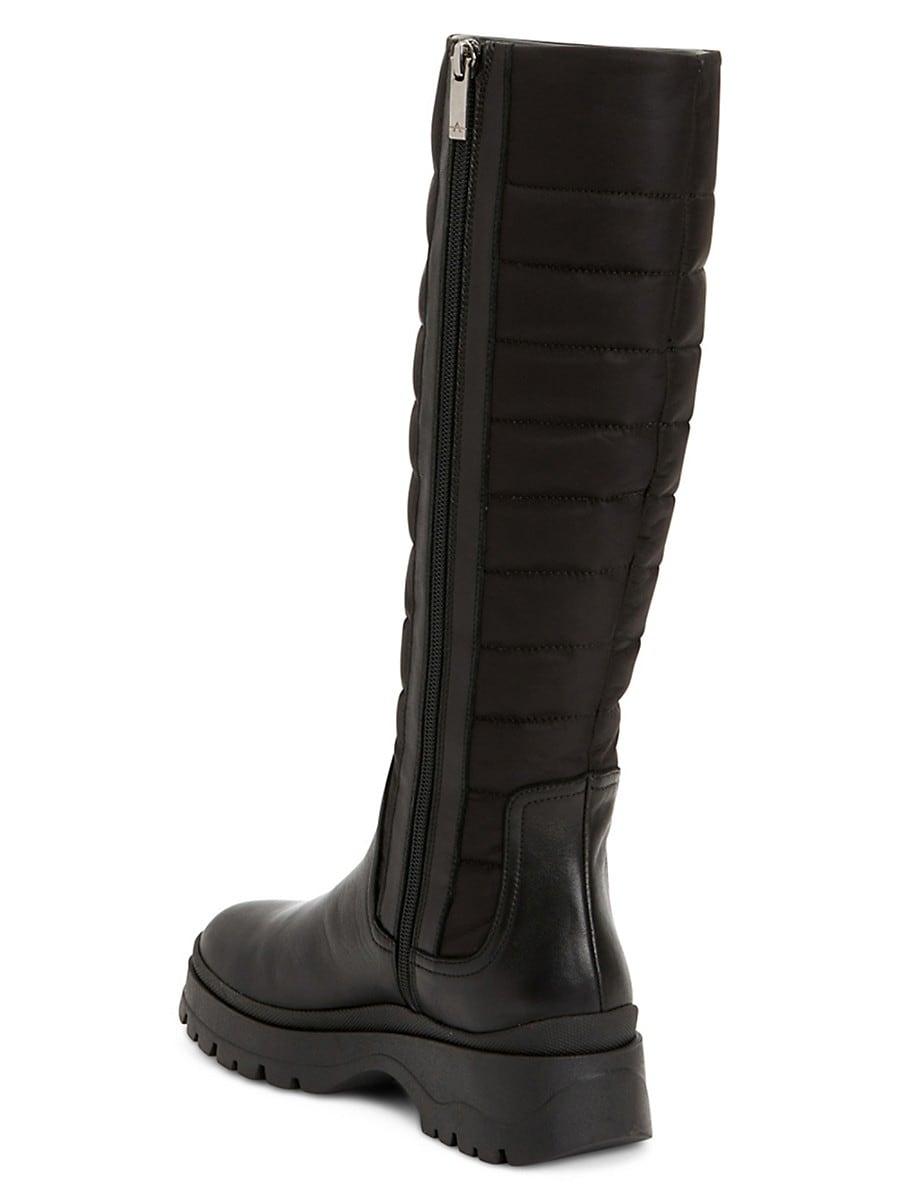 aquatalia quilted boots