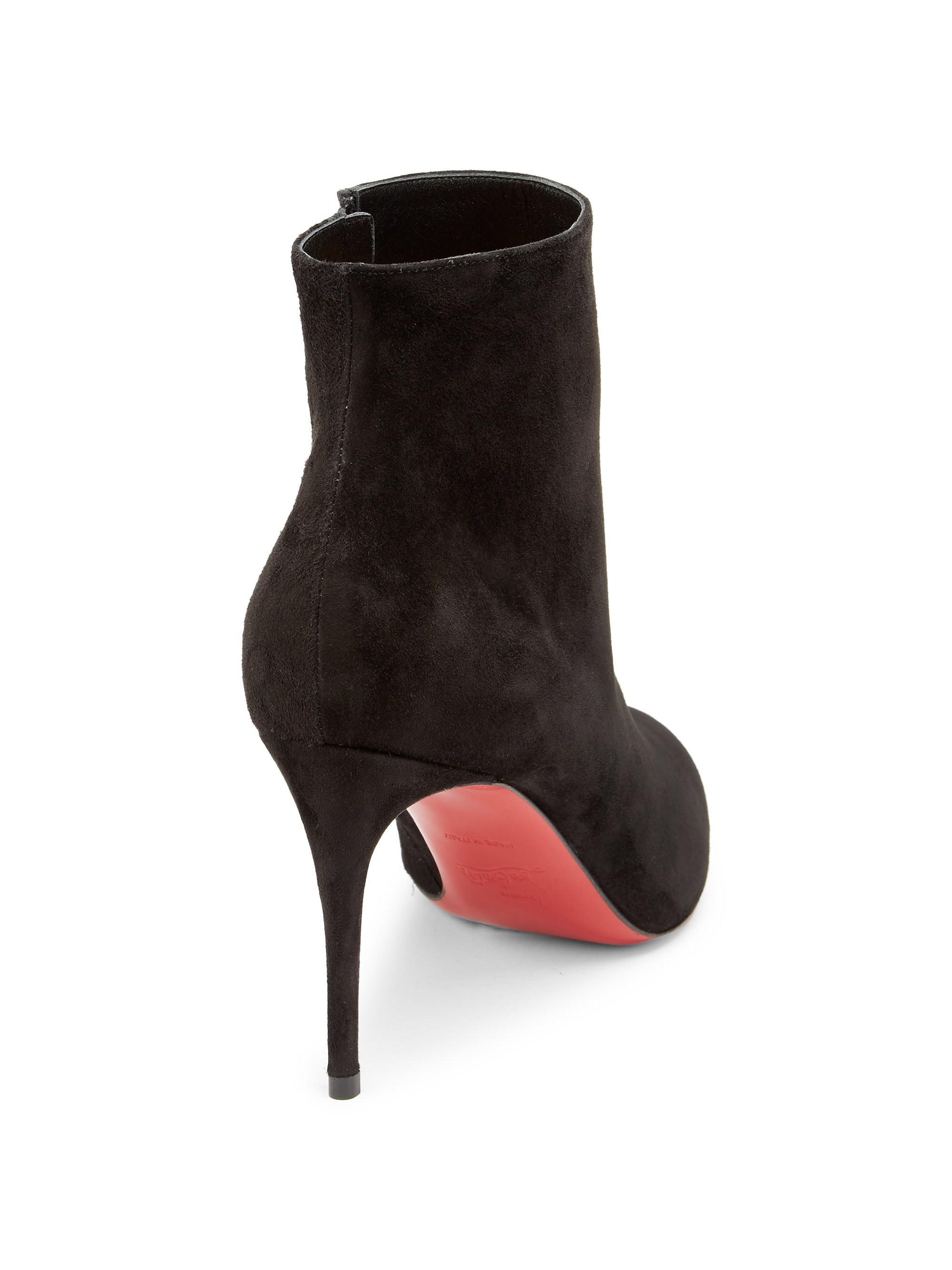 eloise leather red sole booties