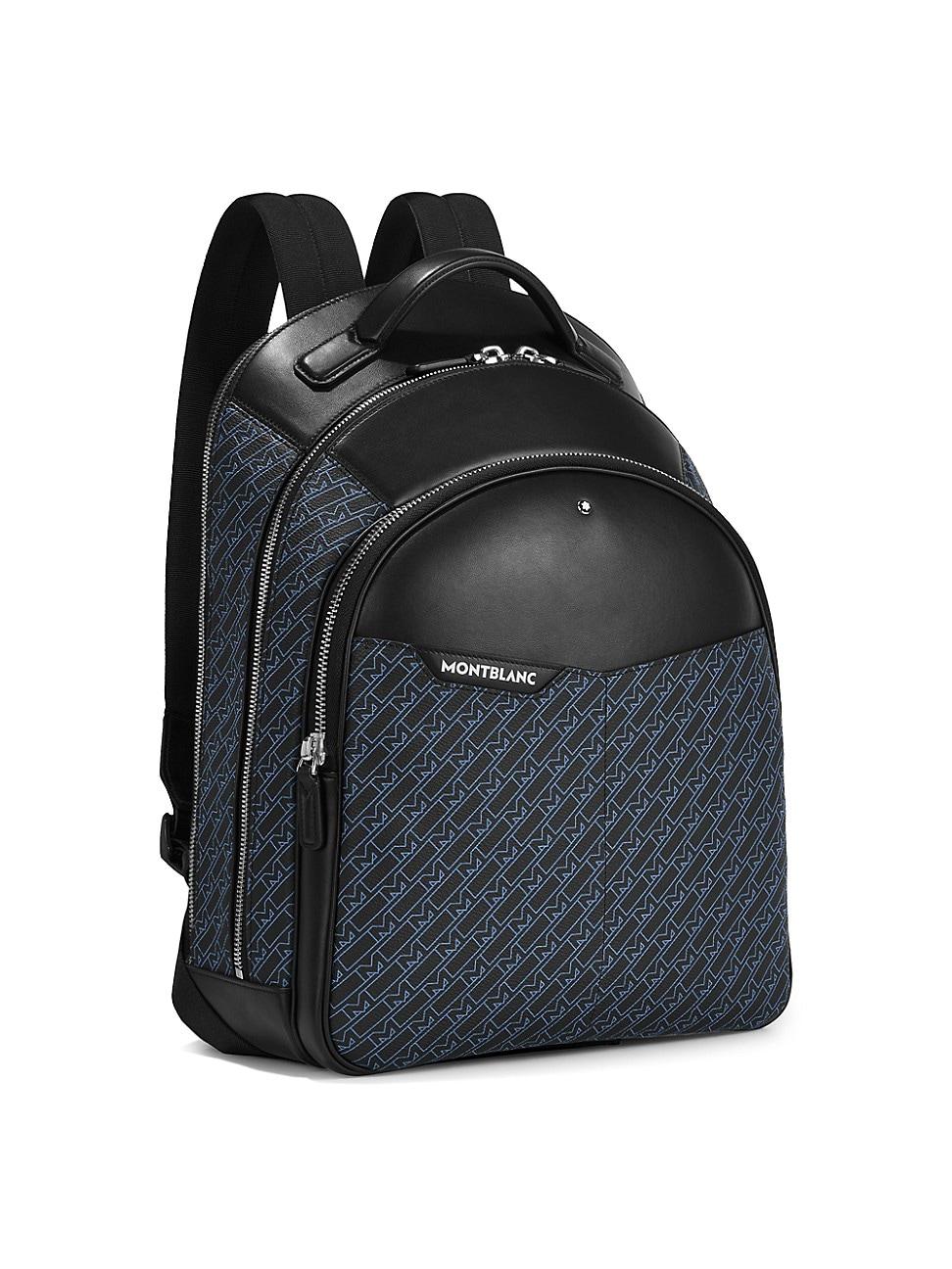 leather backpack with initials