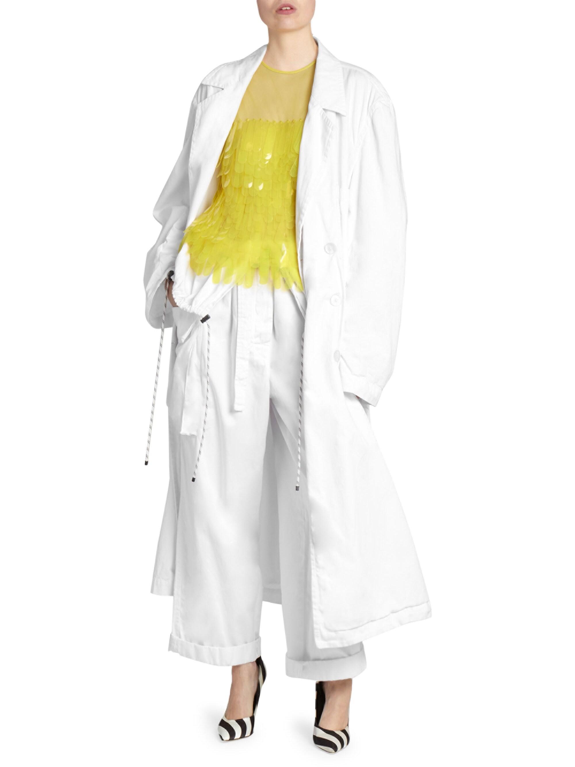 dries van noten white jumpsuit
