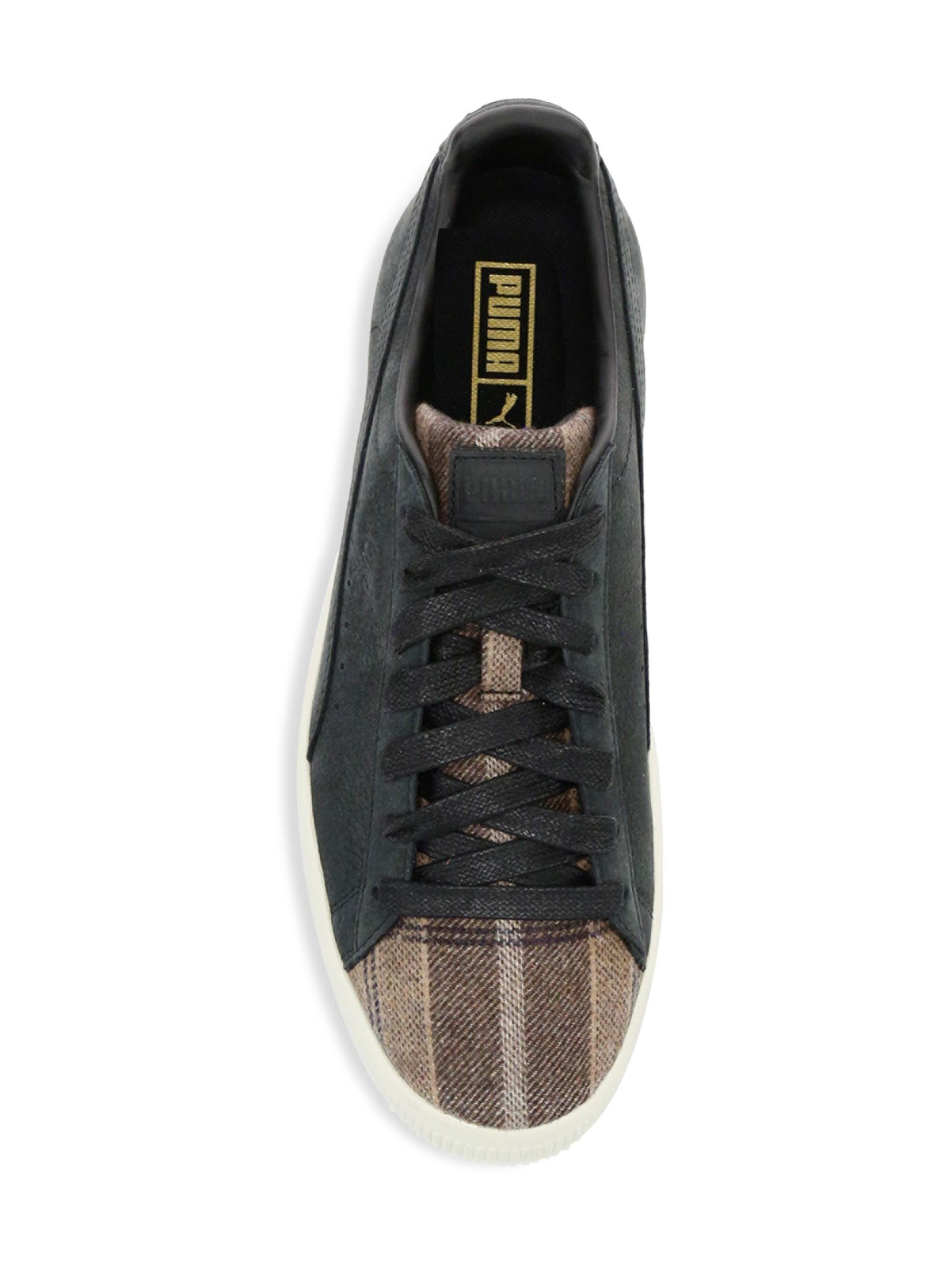 puma clyde plaid