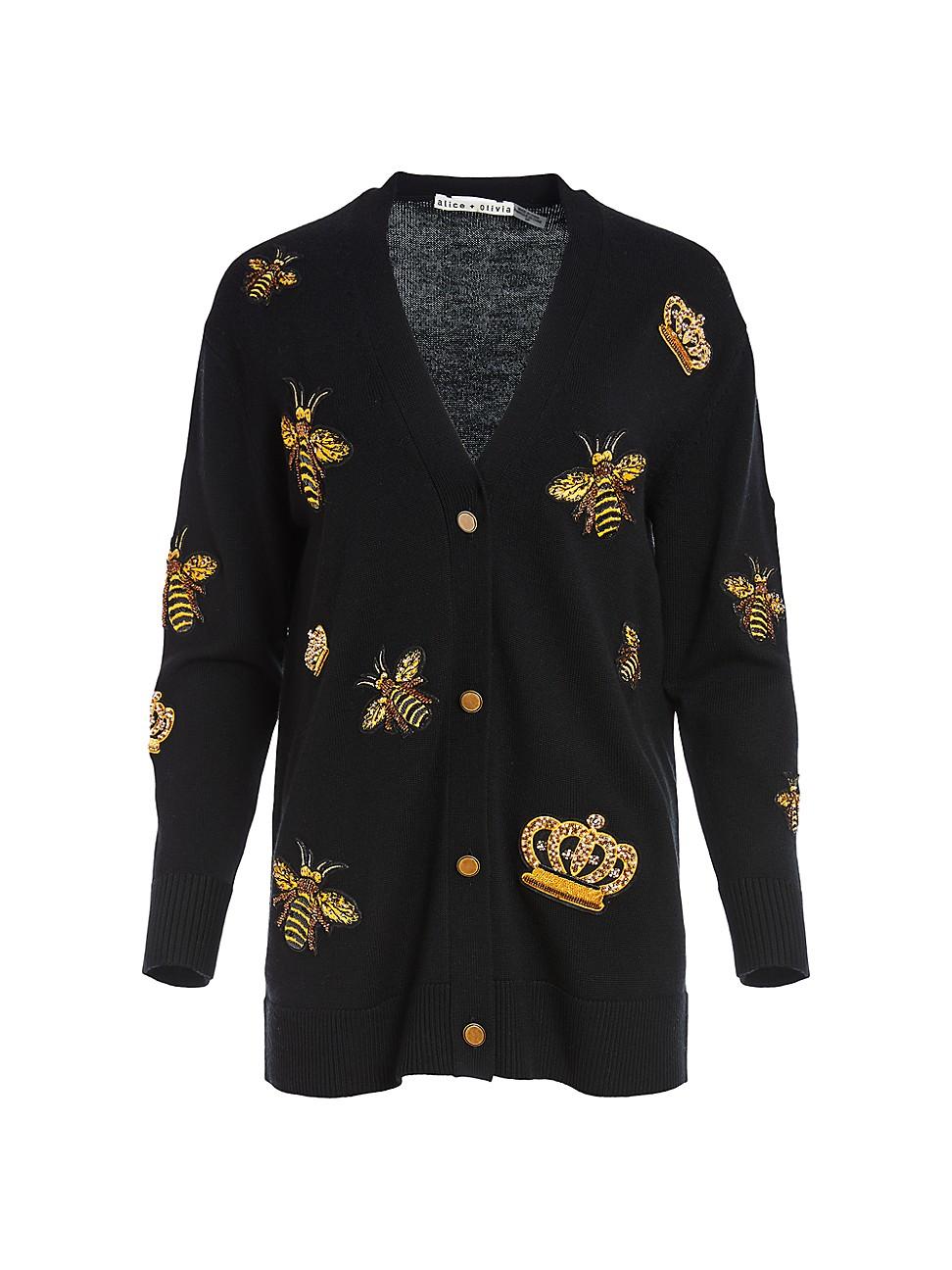 alice and olivia bee cardigan